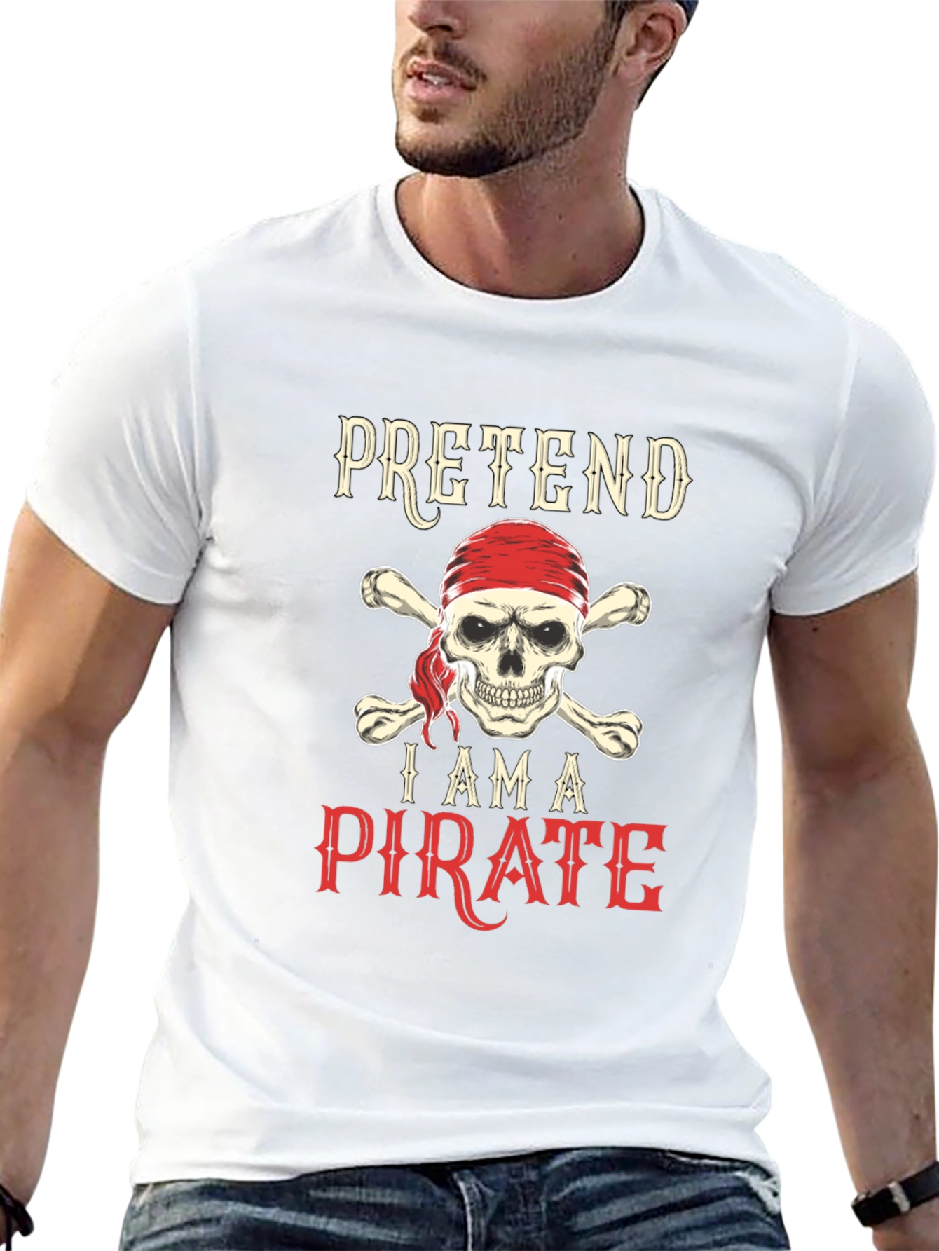 Pretend Im a Pirate Skull & Crossbones T-Shirt