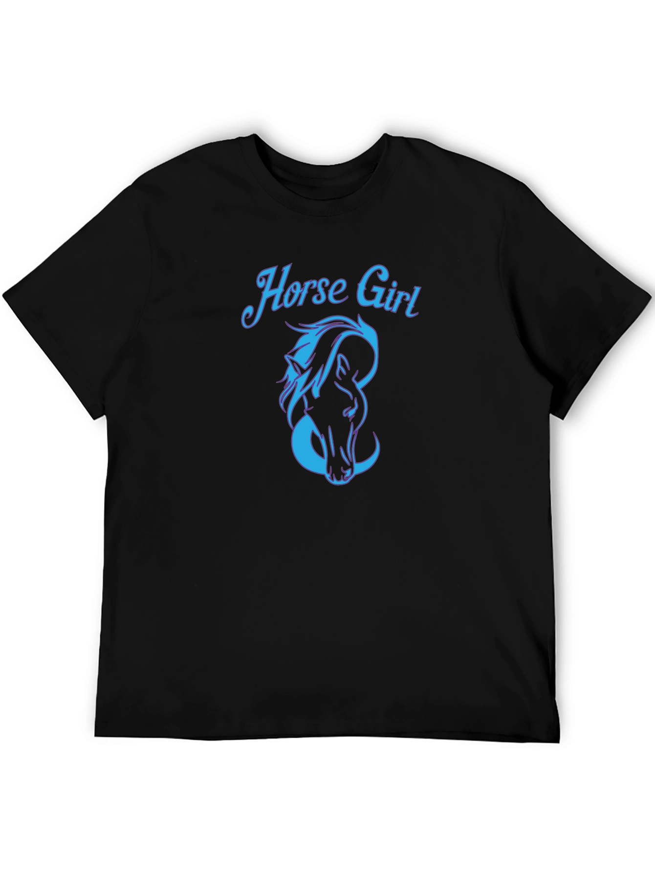 Horse Girl Graphic Tee - Stylish Unisex T-Shirt