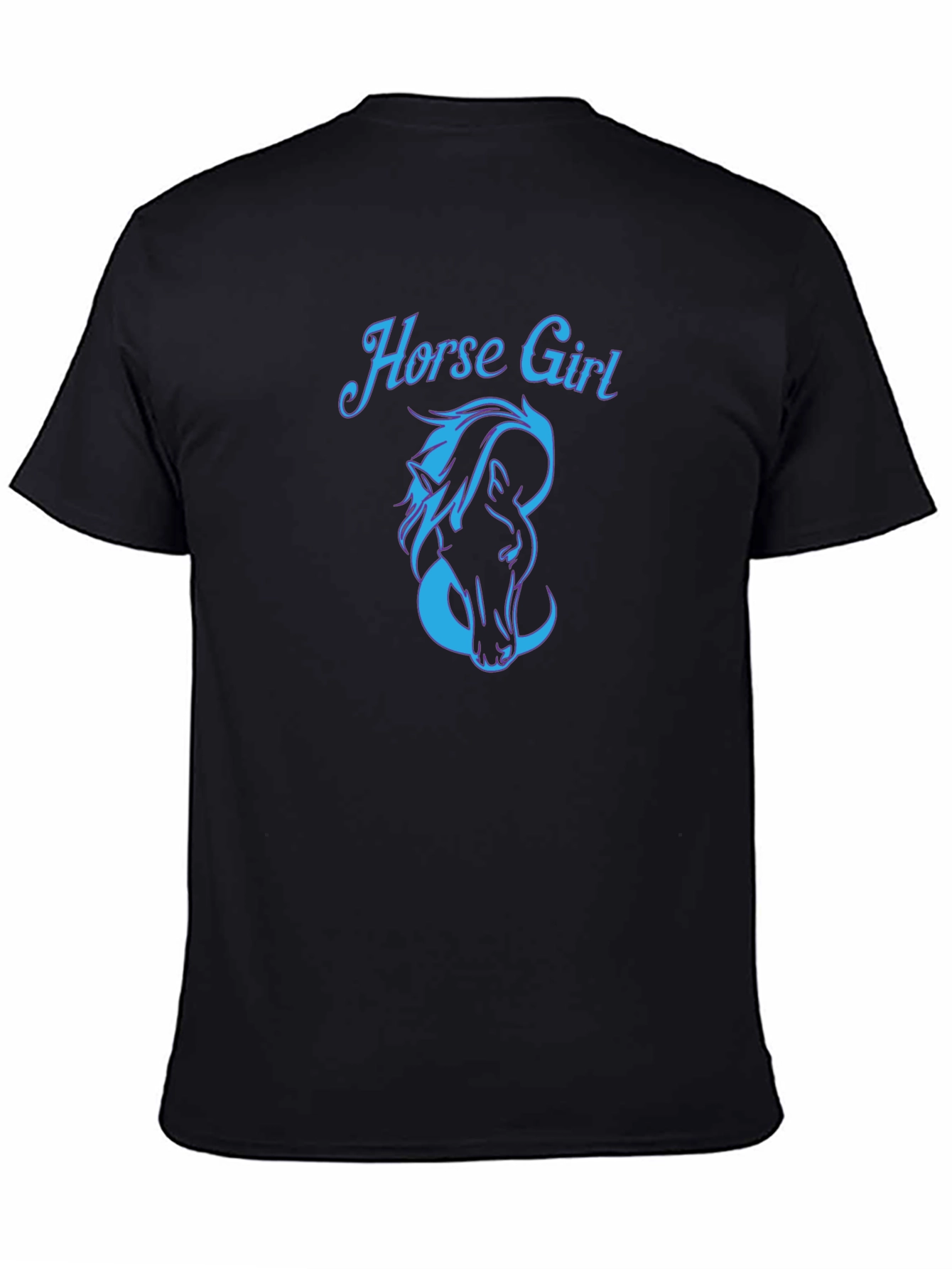 Horse Girl Graphic Tee - Stylish Unisex T-Shirt