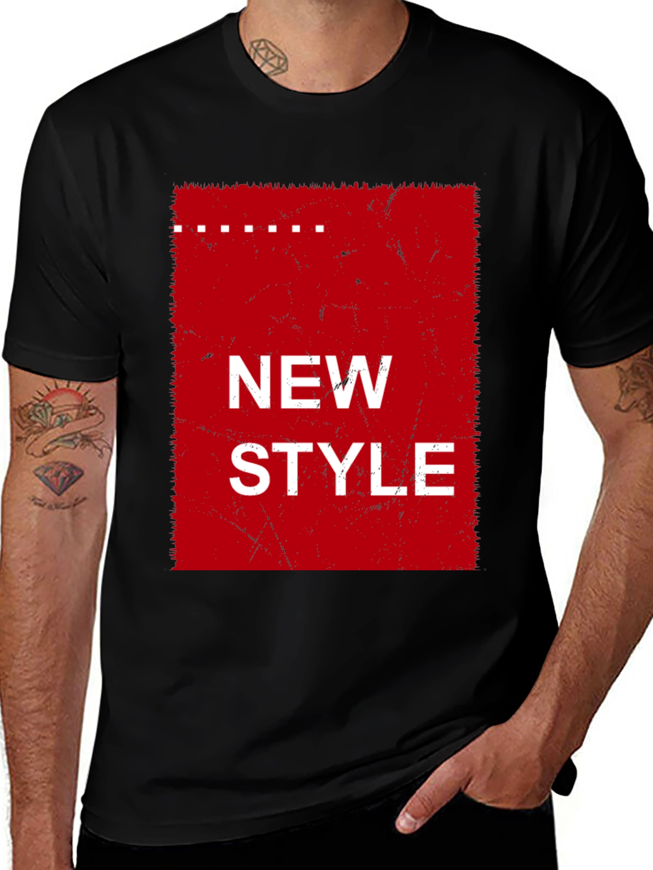 New Style Black T-Shirt