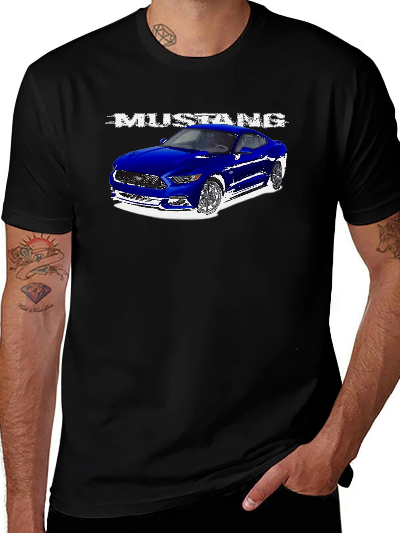 Mustang Car Graphic T-Shirt