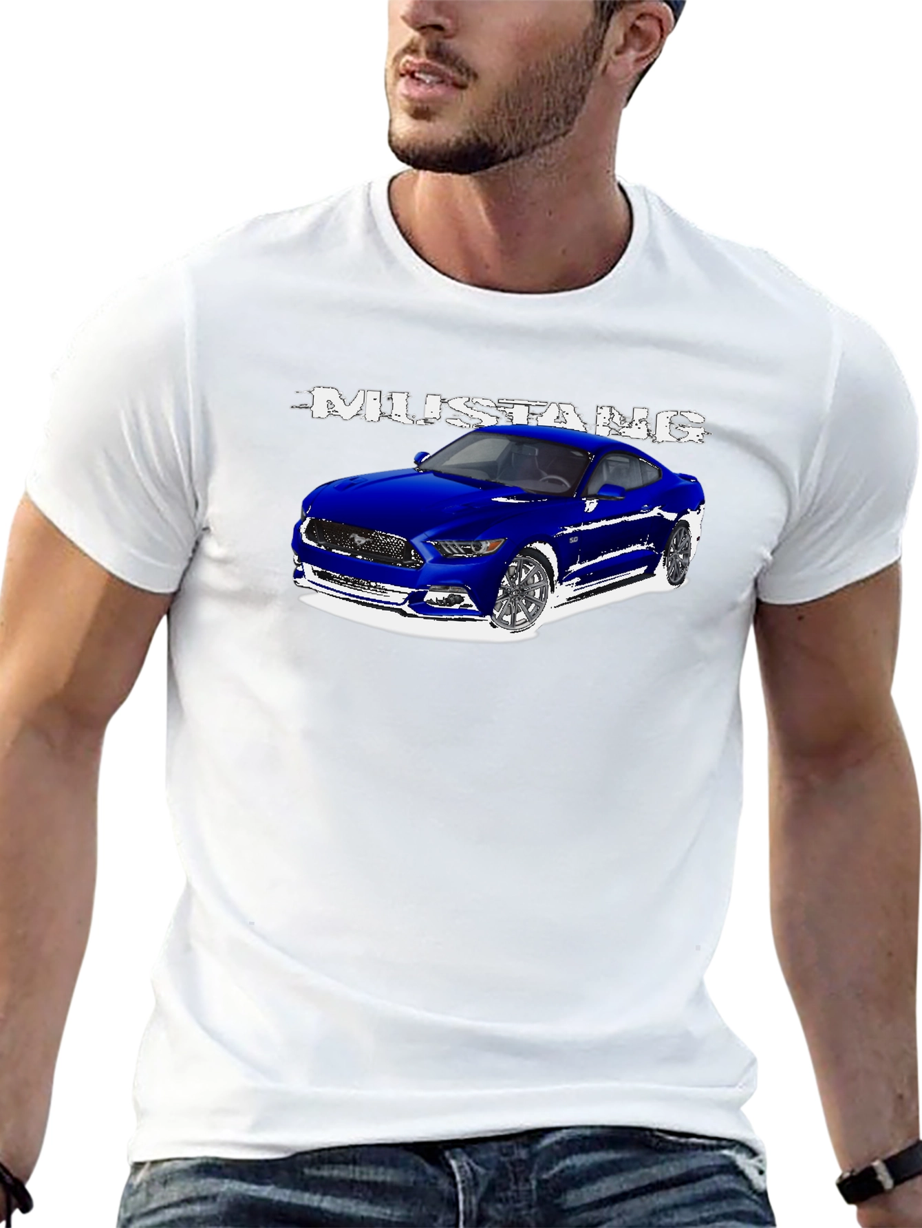 Mustang Car Graphic T-Shirt