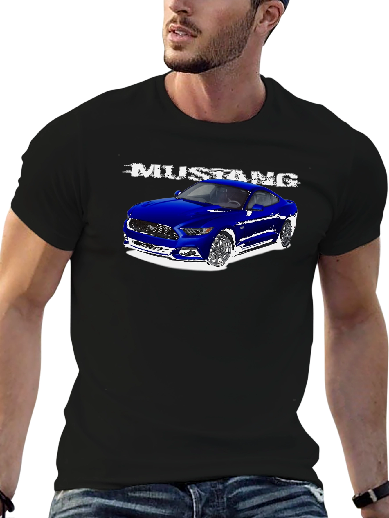Mustang Car Graphic T-Shirt
