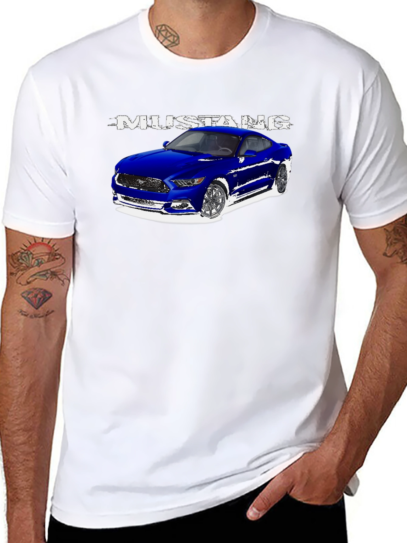 Mustang Car Graphic T-Shirt