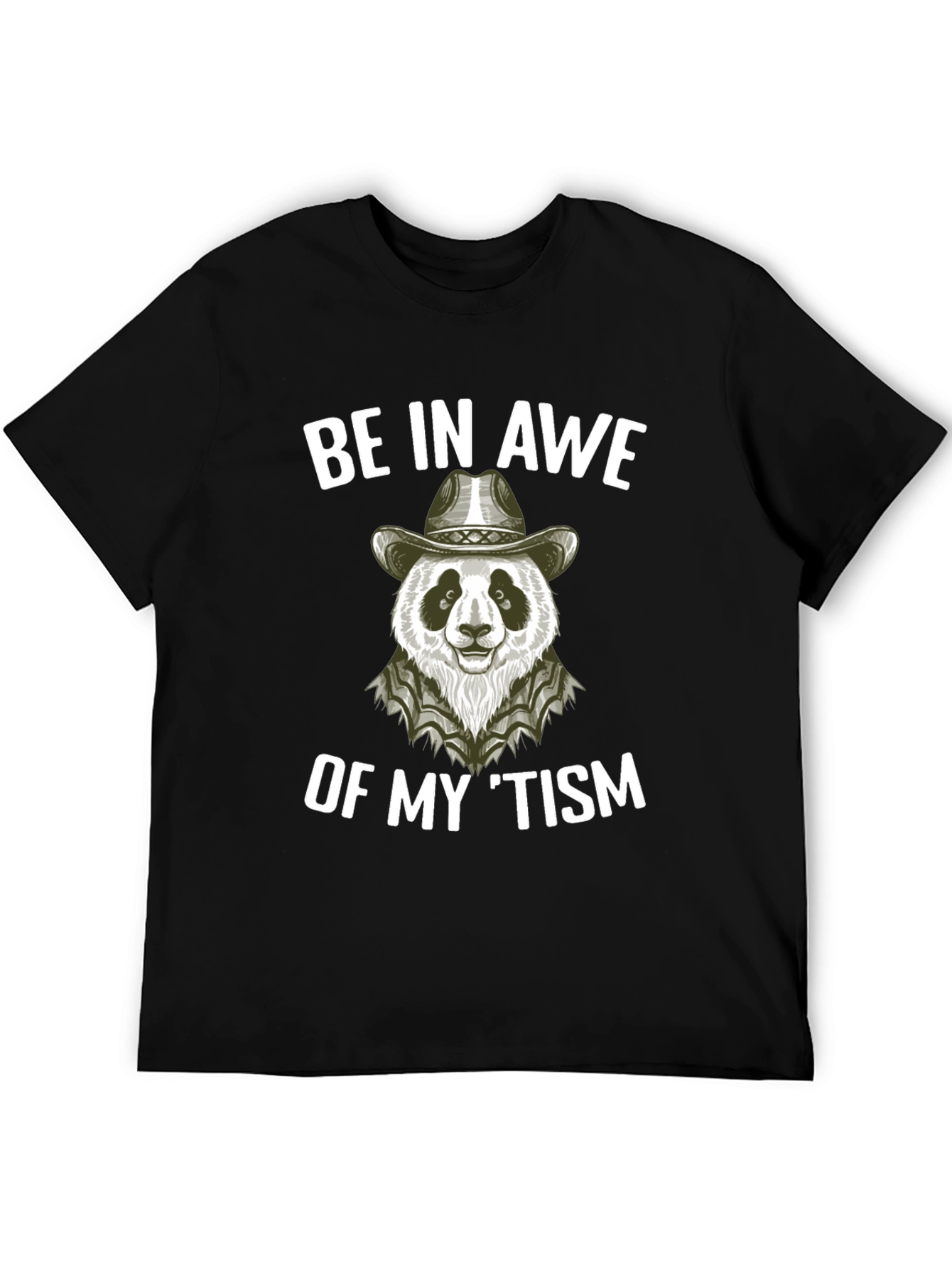 Be in Awe Panda Cowboy T-Shirt