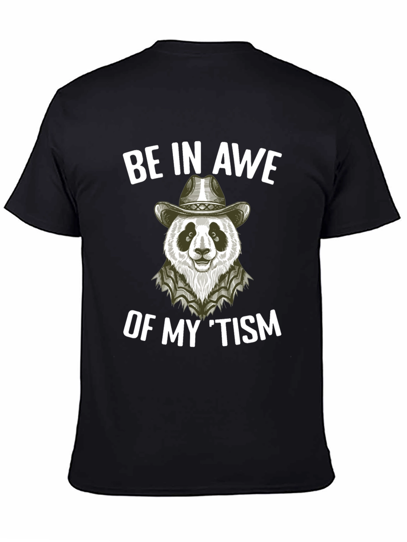 Be in Awe Panda Cowboy T-Shirt
