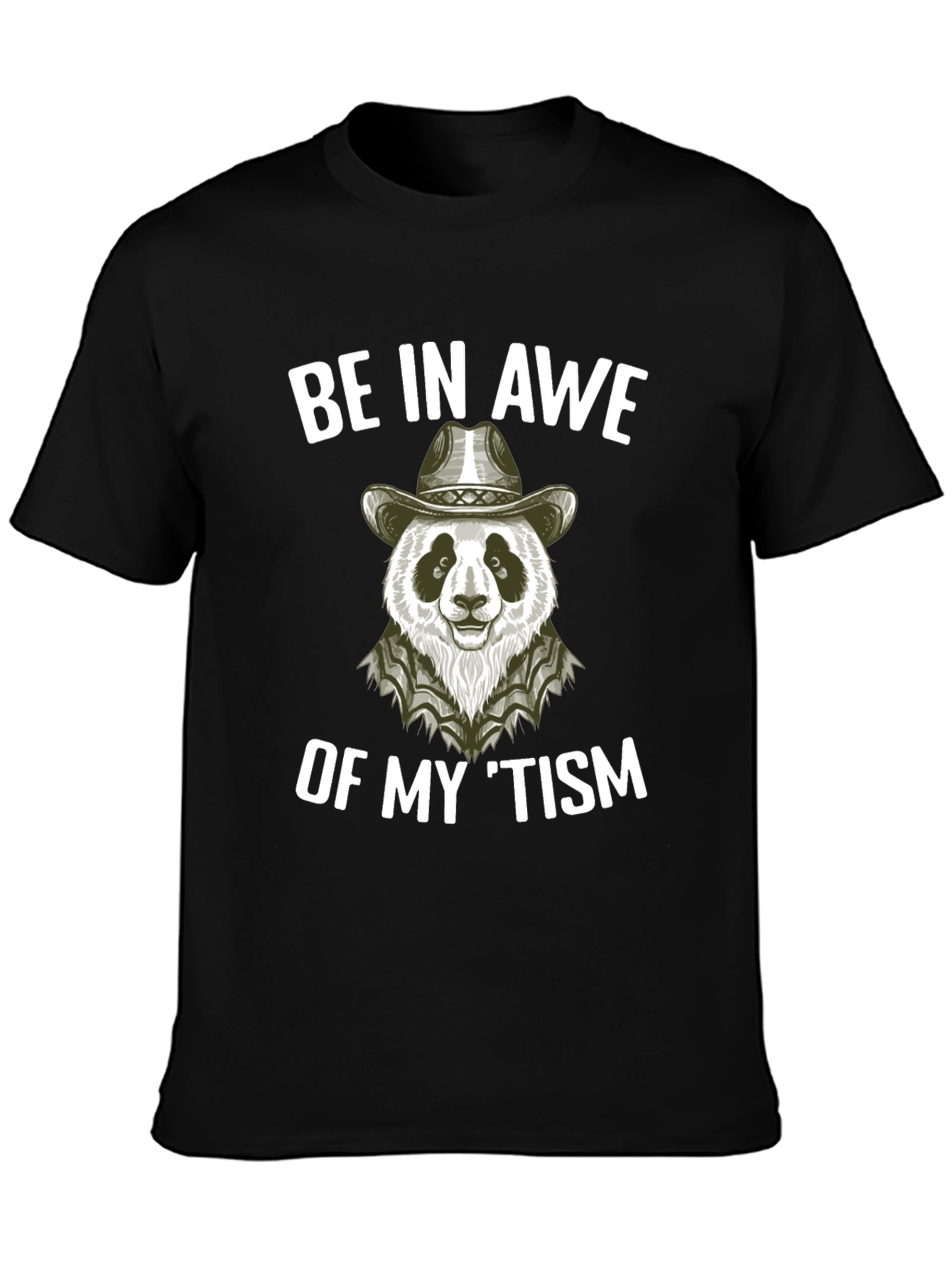Be in Awe Panda Cowboy T-Shirt
