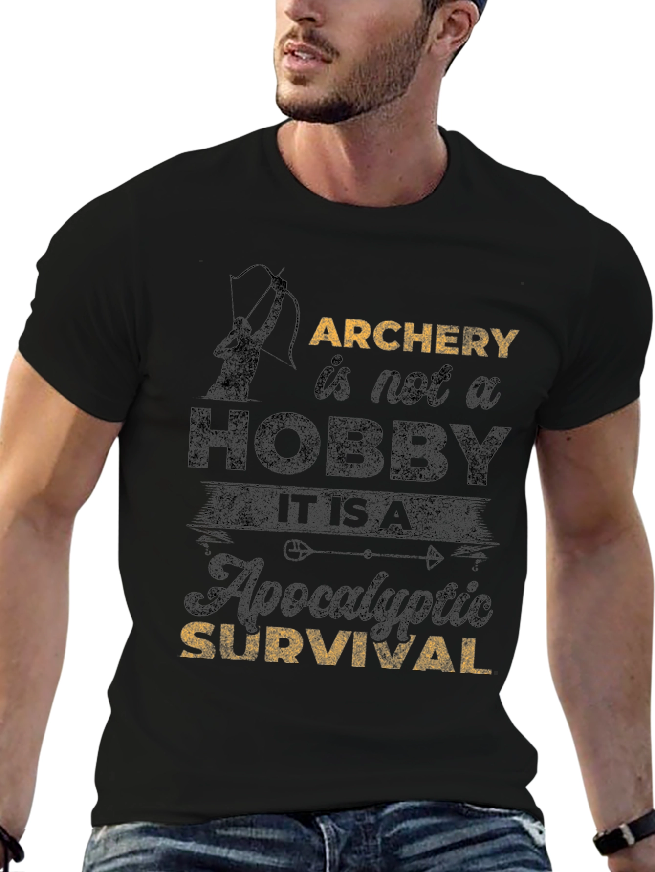 Archery Survival T-Shirt - Hobby or Apocalyptic?