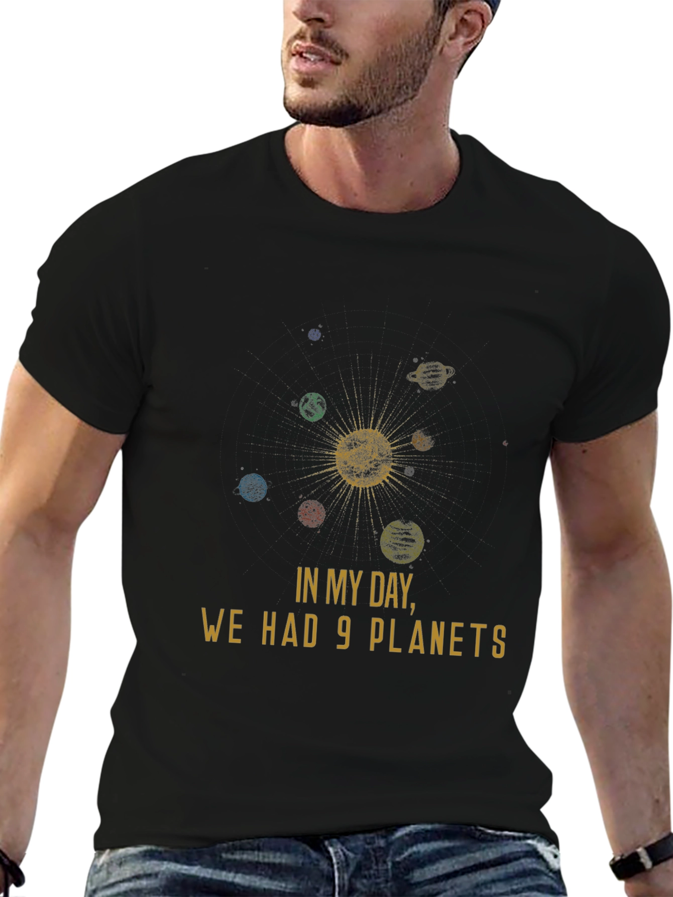 Retro Planet Graphic Tee - 90s Kids Humor