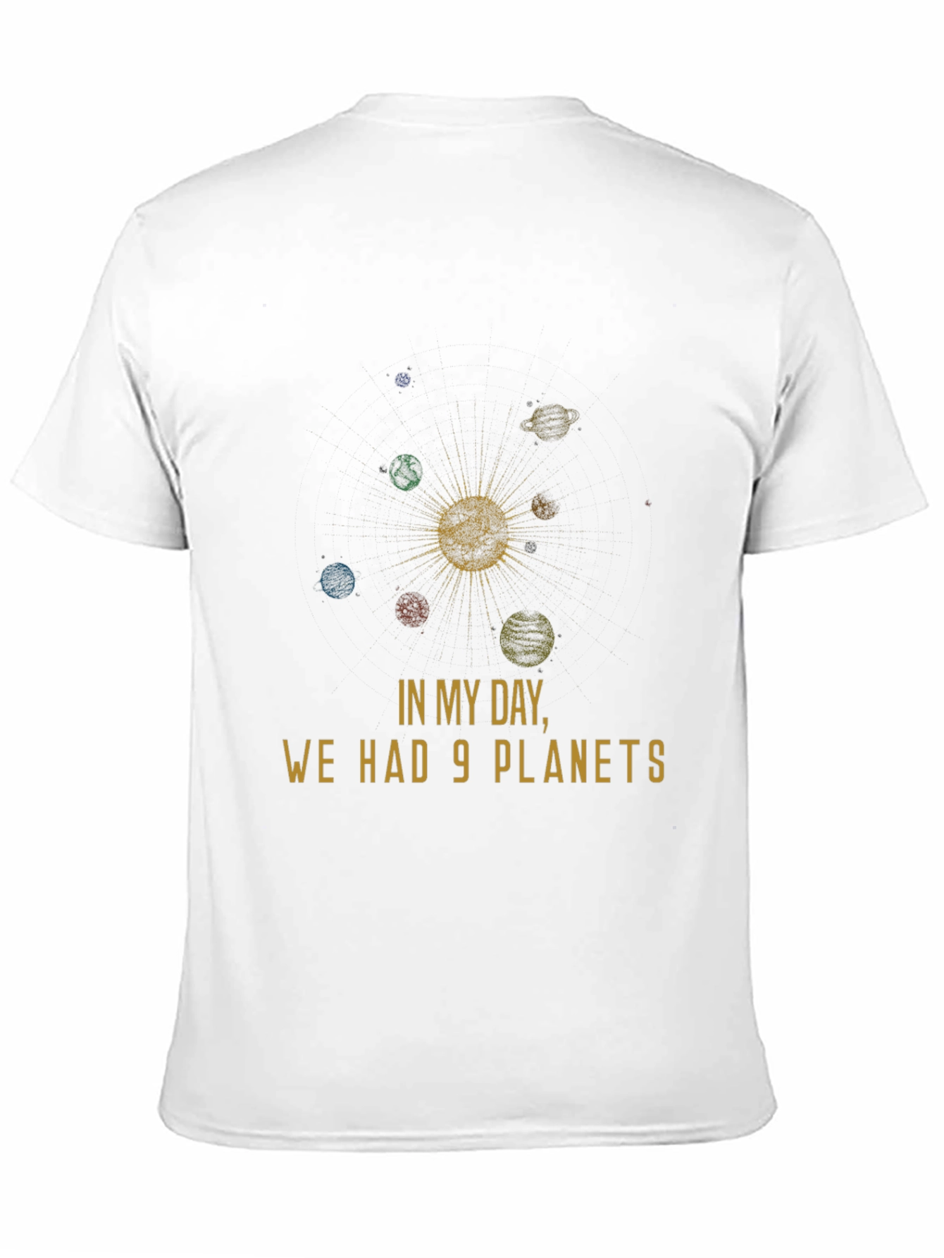 Retro Planet Graphic Tee - 90s Kids Humor