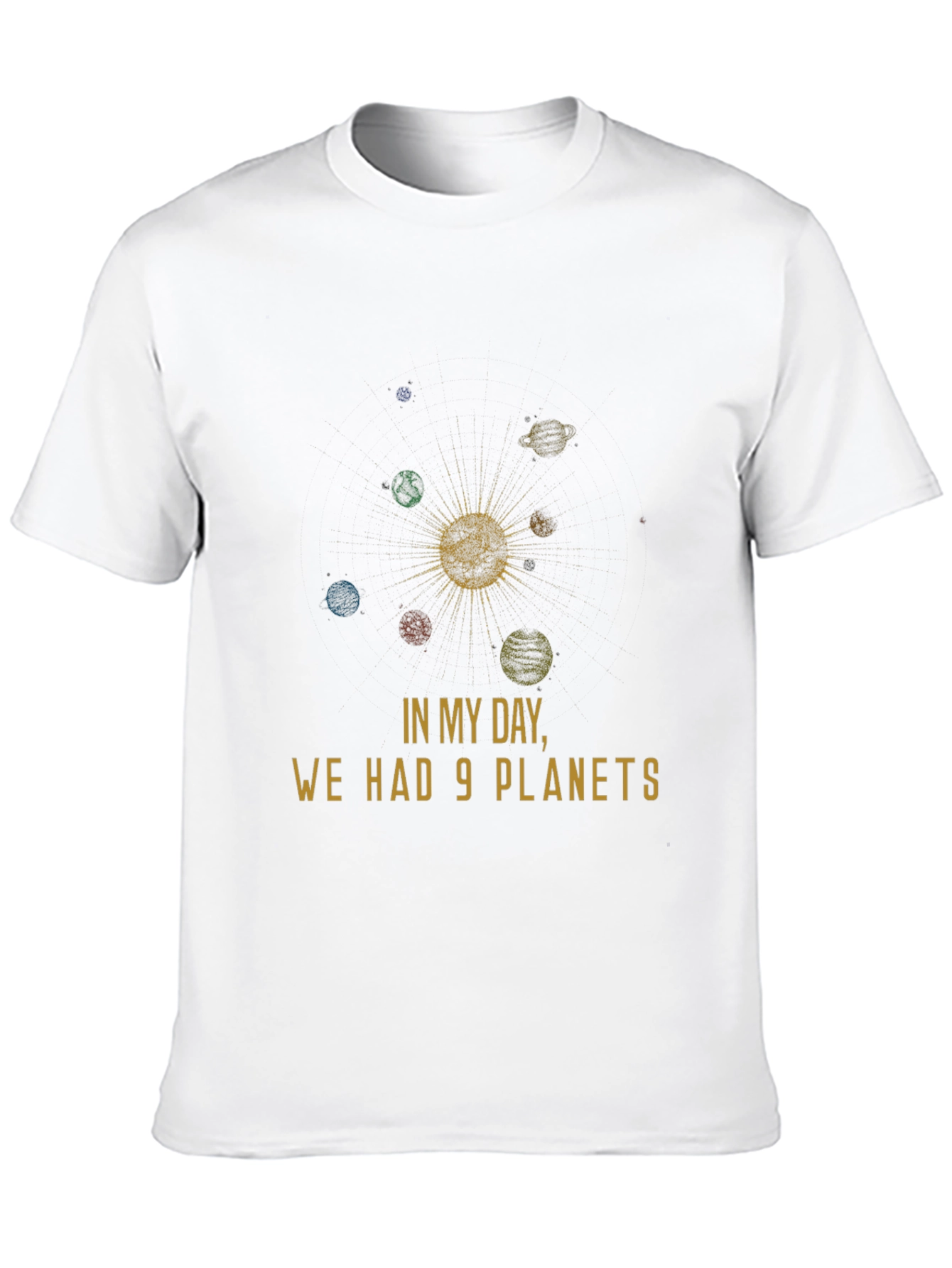 Retro Planet Graphic Tee - 90s Kids Humor