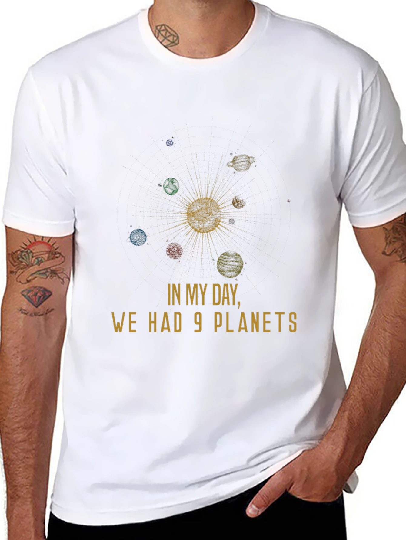 Retro Planet Graphic Tee - 90s Kids Humor