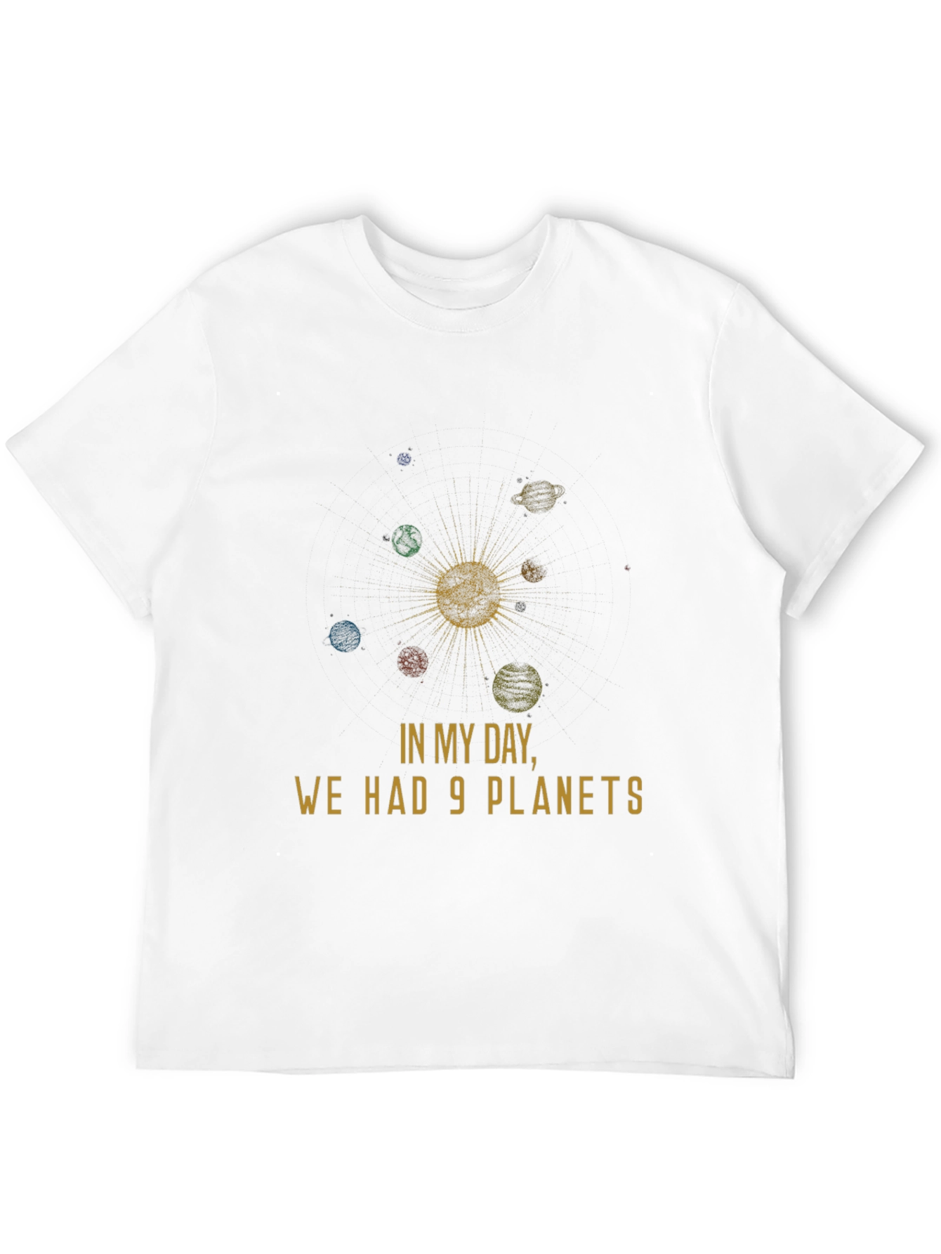 Retro Planet Graphic Tee - 90s Kids Humor