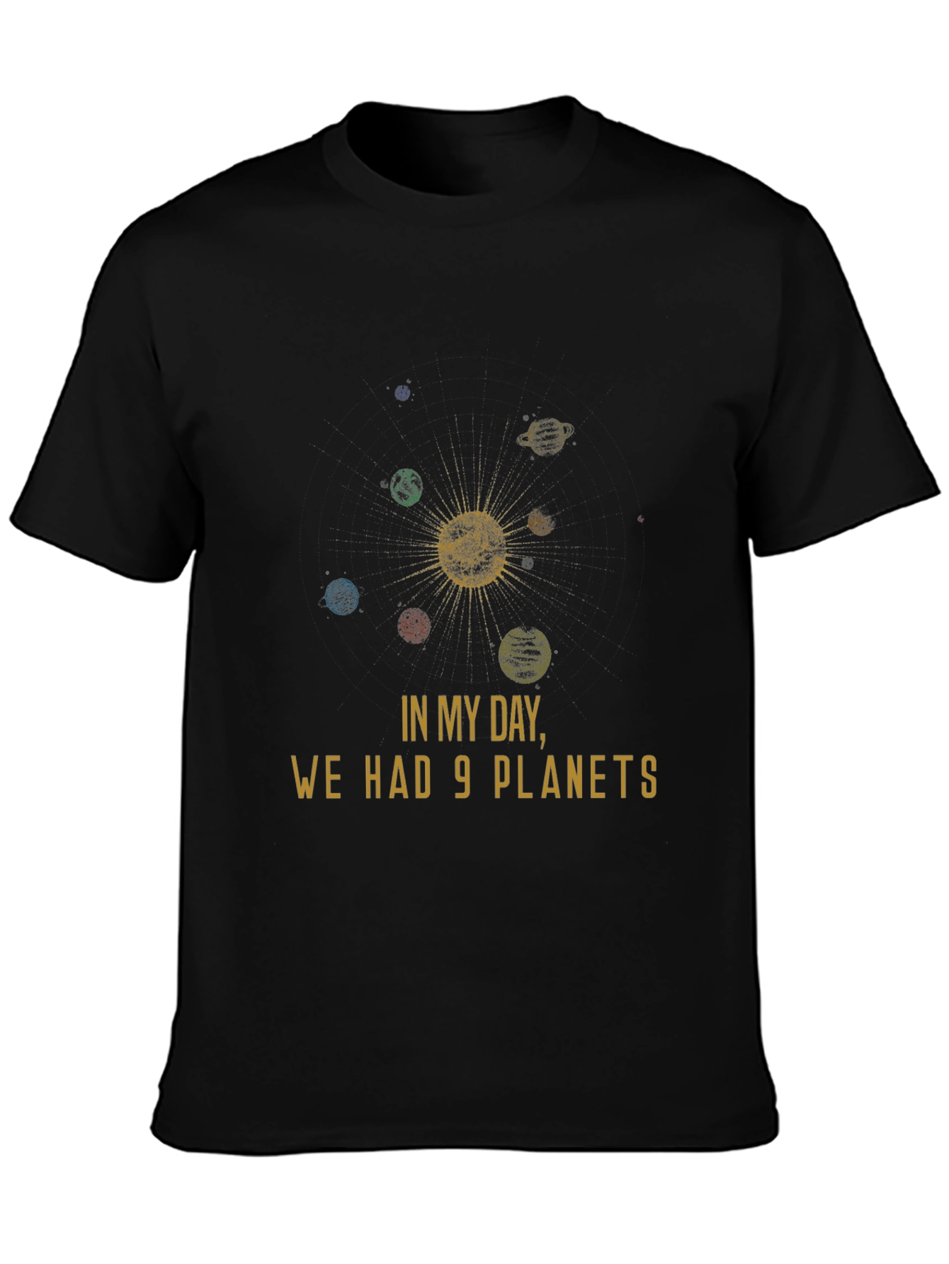 Retro Planet Graphic Tee - 90s Kids Humor