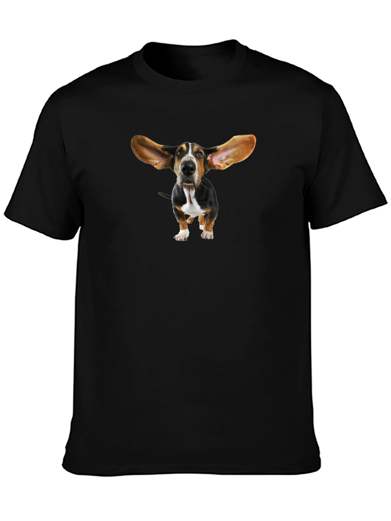 Dog Graphic Tee - Funny Basset Hound Shirt