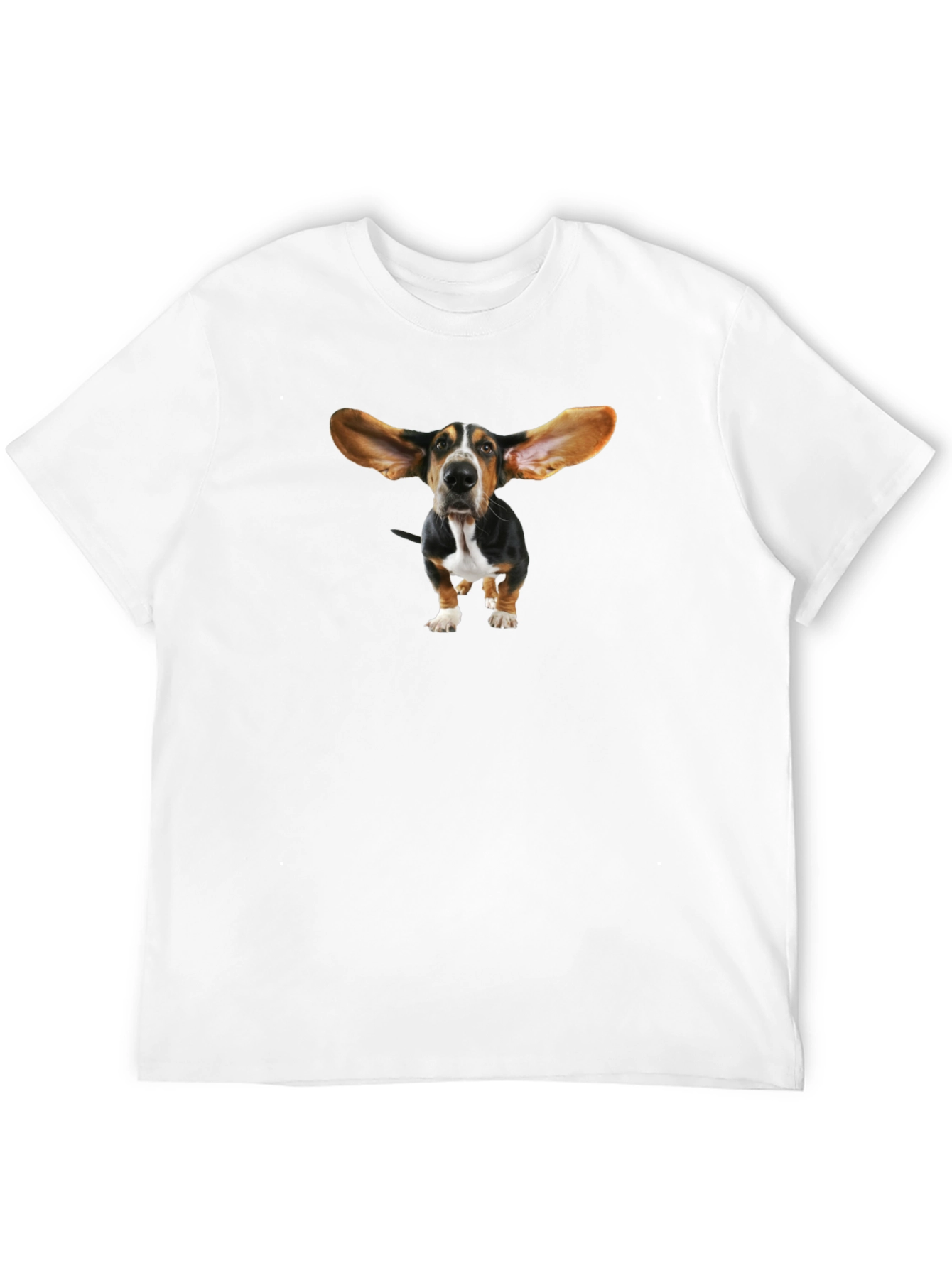 Dog Graphic Tee - Funny Basset Hound Shirt
