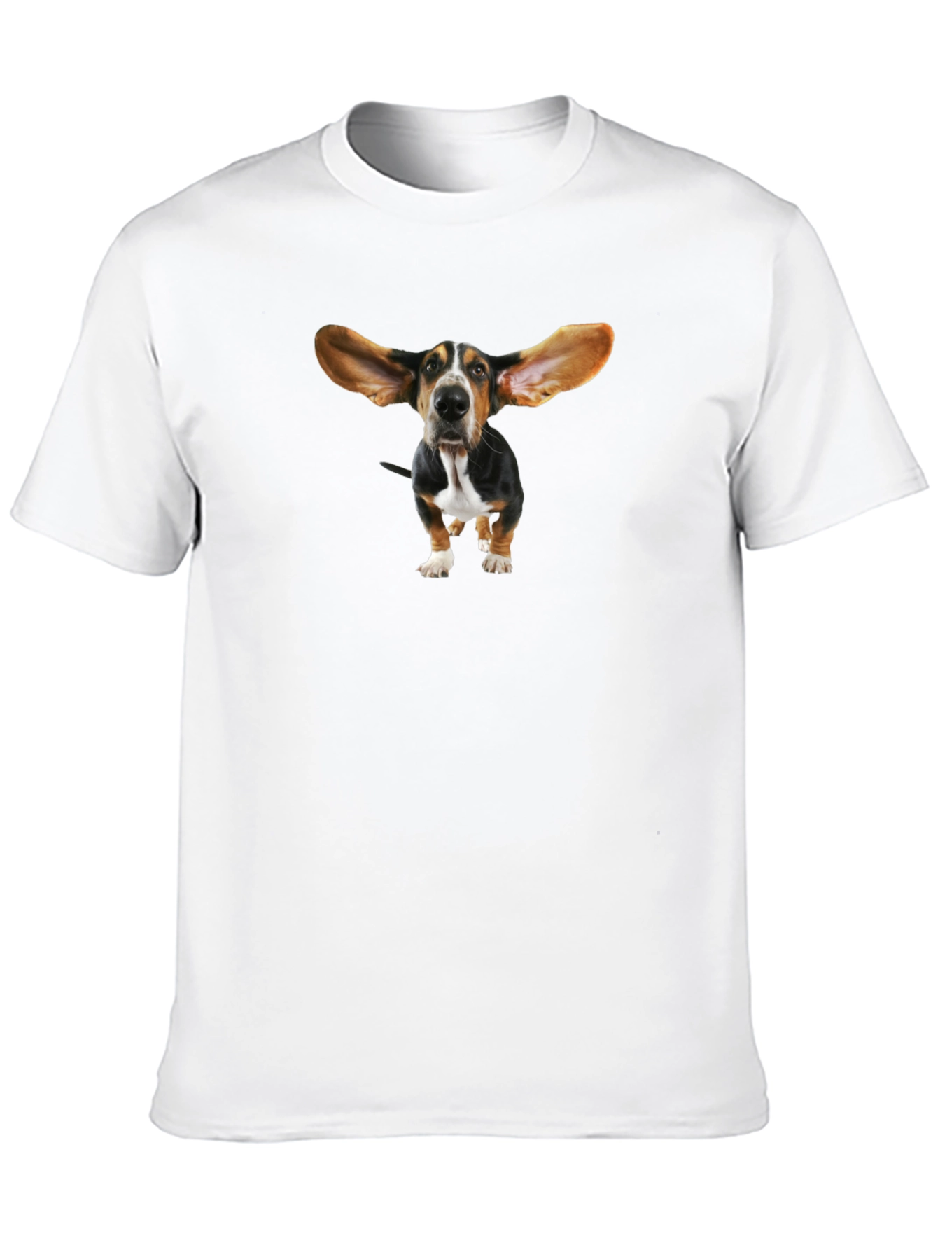 Dog Graphic Tee - Funny Basset Hound Shirt