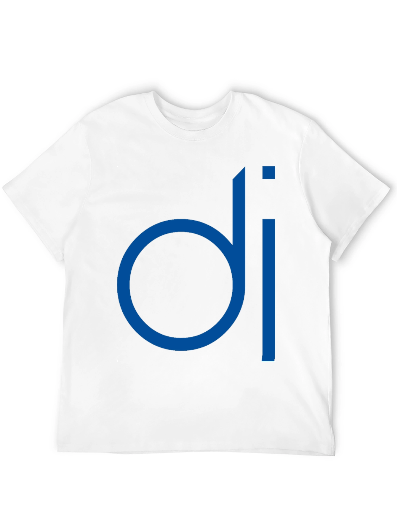 Modern Blue di Logo Black T-Shirt