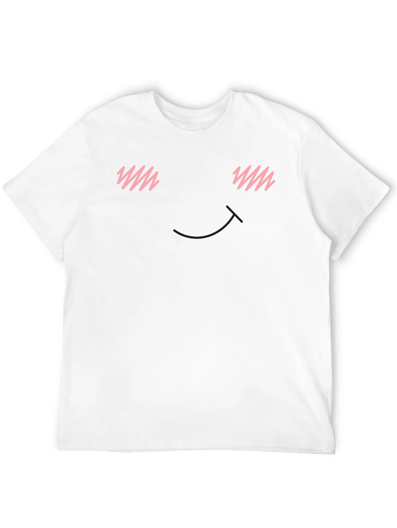 Blush Face T-Shirt - Express Your Subtle Mood
