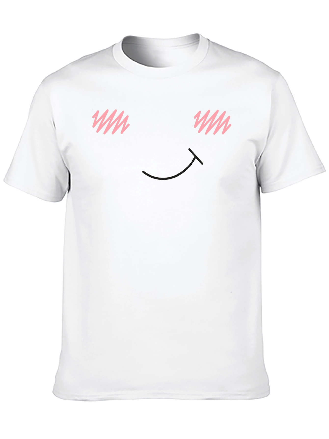 Blush Face T-Shirt - Express Your Subtle Mood