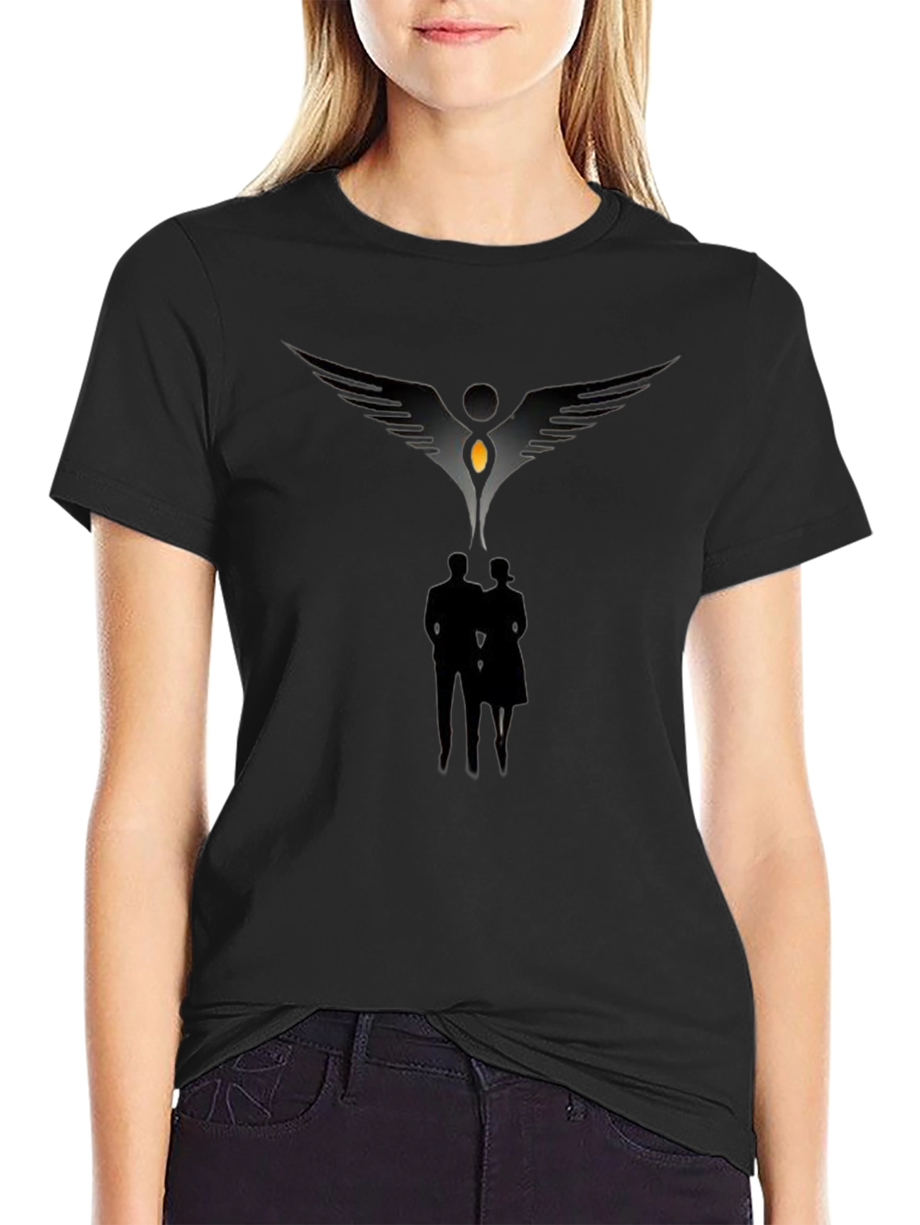 Dark Angel Graphic Tee - Stylish & Unique Design