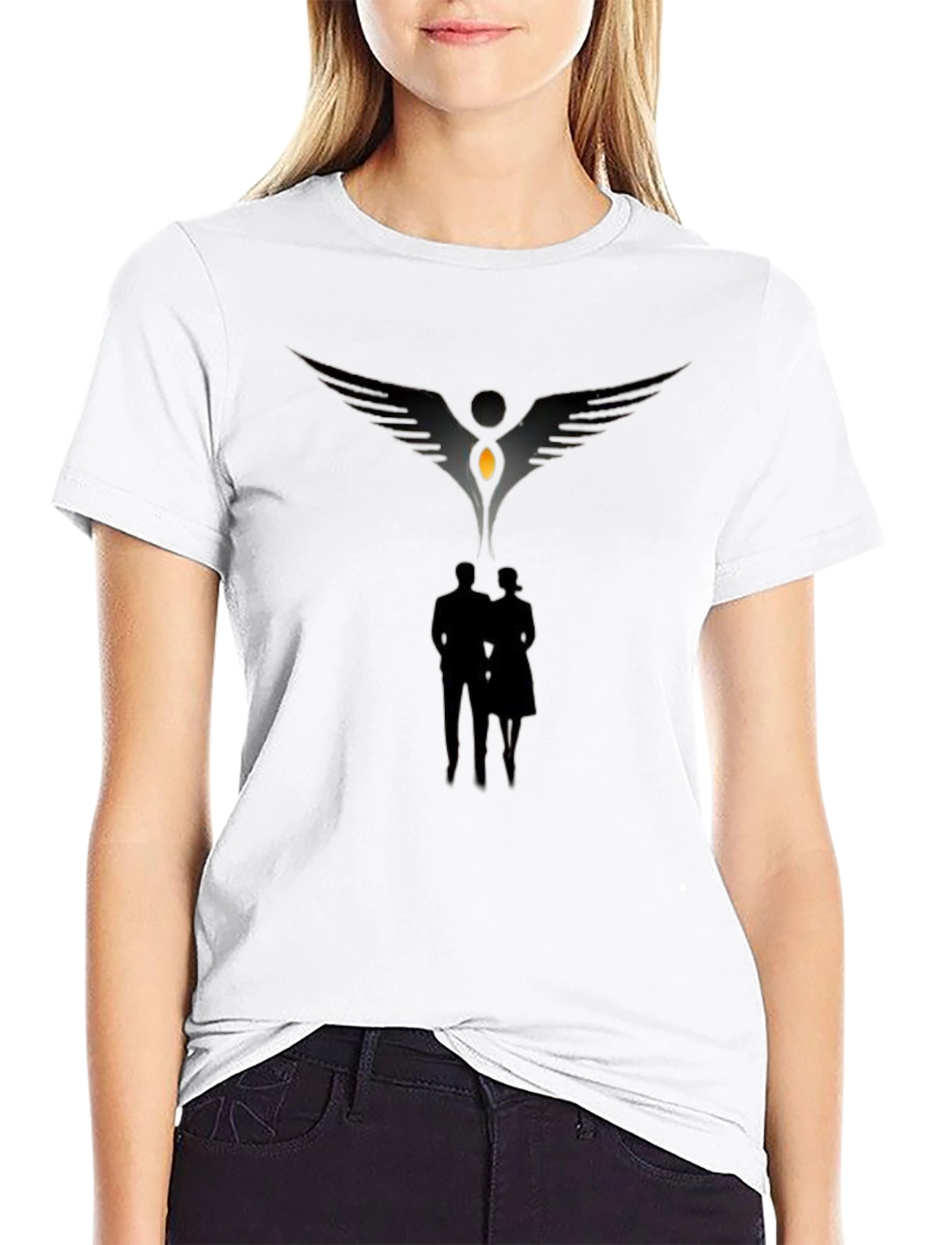 Dark Angel Graphic Tee - Stylish & Unique Design