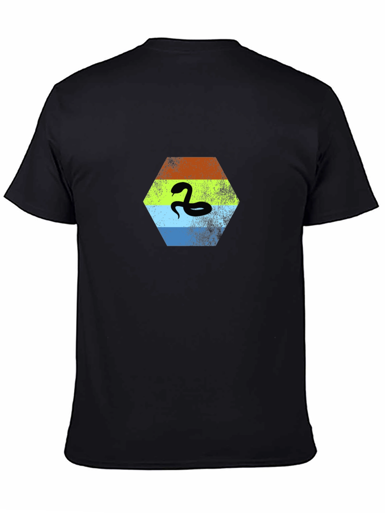 Hexagon Snake T-Shirt - Cool Graphic Tee