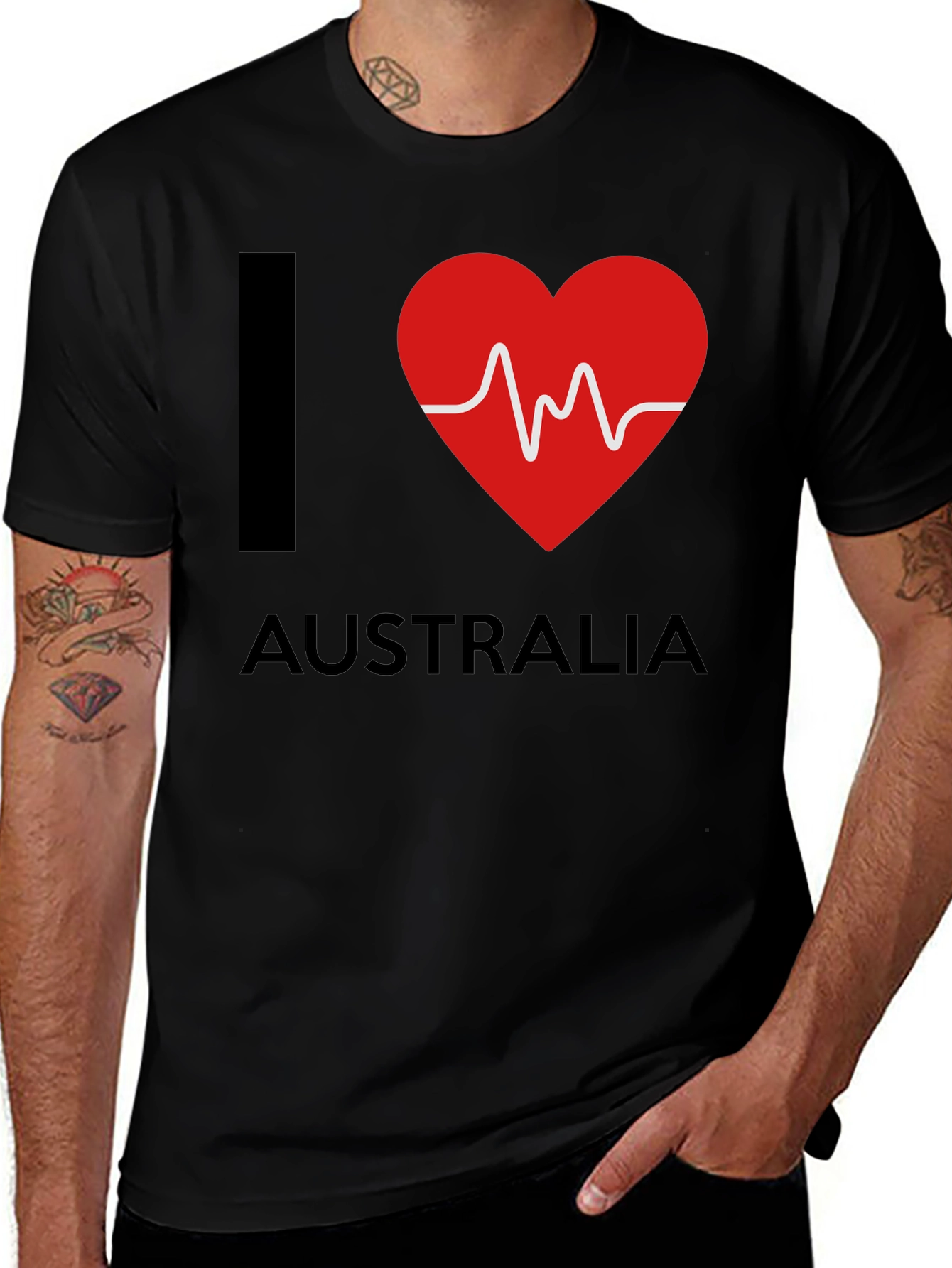 I Heart Australia T-Shirt - Aussie Pride Tee