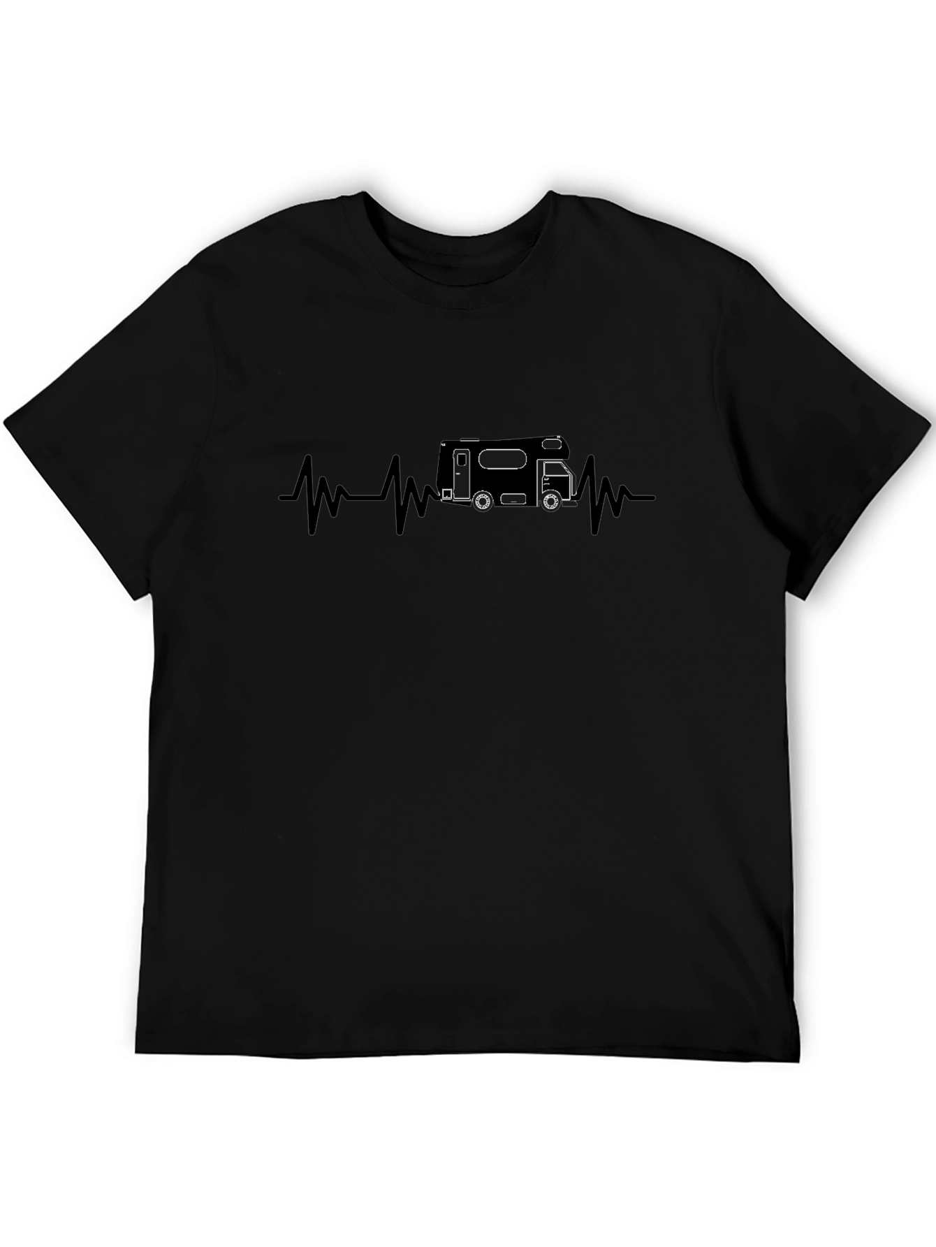 RV Heartbeat T-Shirt - Camping Lover Gift