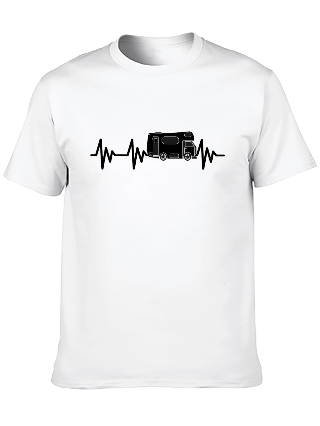 RV Heartbeat T-Shirt - Camping Lover Gift