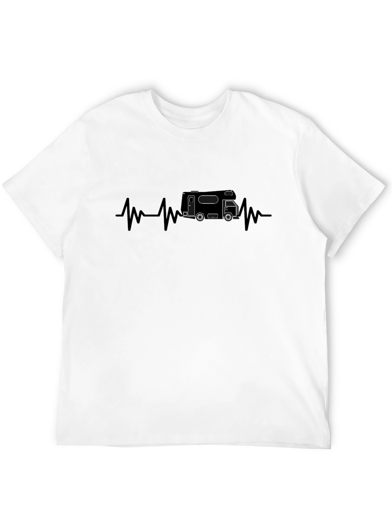 RV Heartbeat T-Shirt - Camping Lover Gift