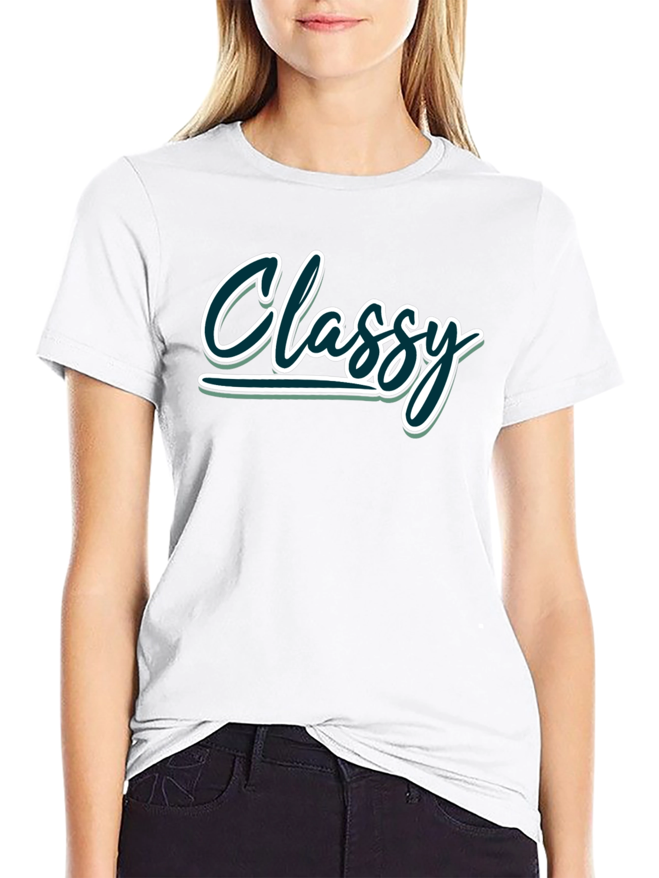 Classy Graphic Tee - Soft Cotton Blend