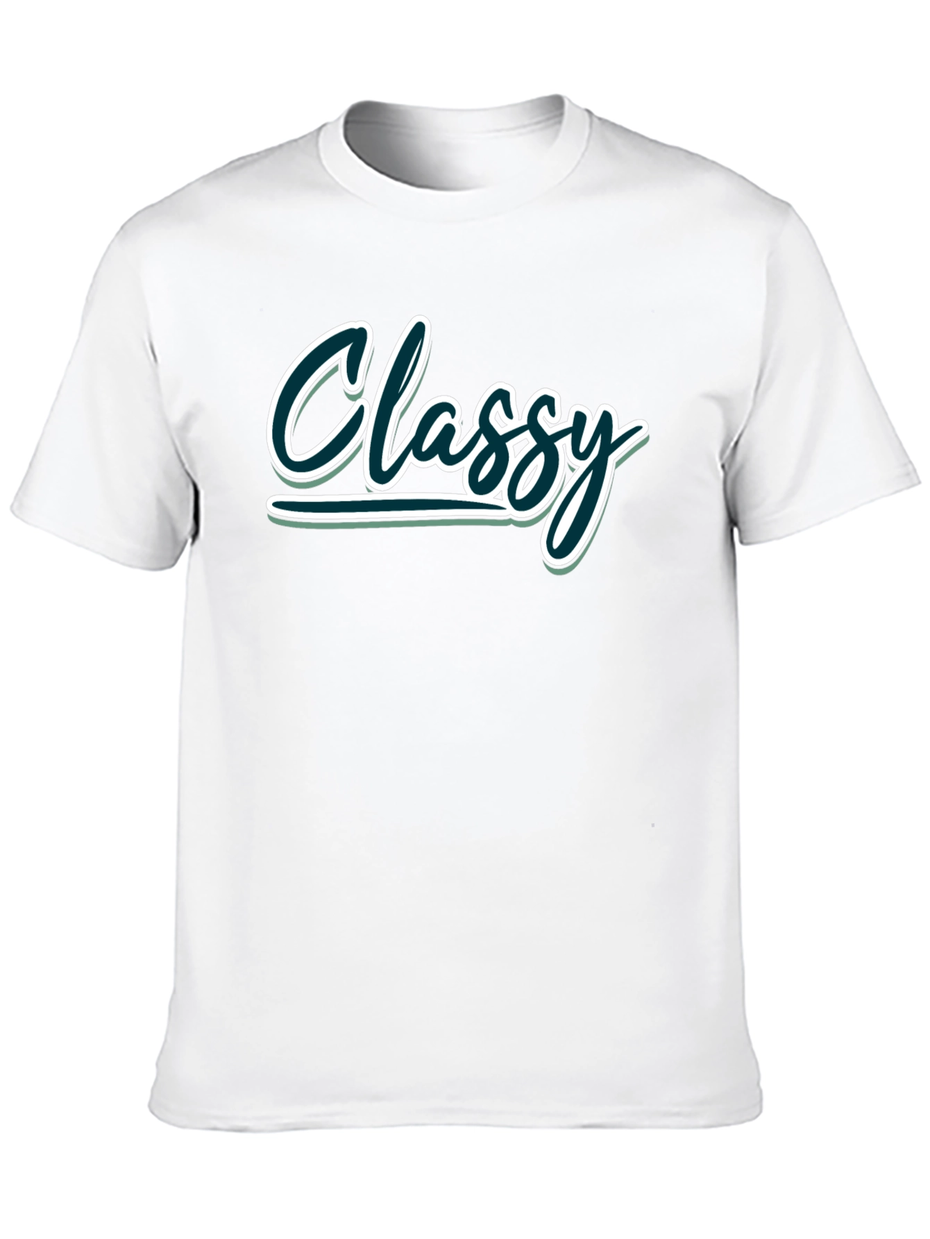 Classy Graphic Tee - Soft Cotton Blend