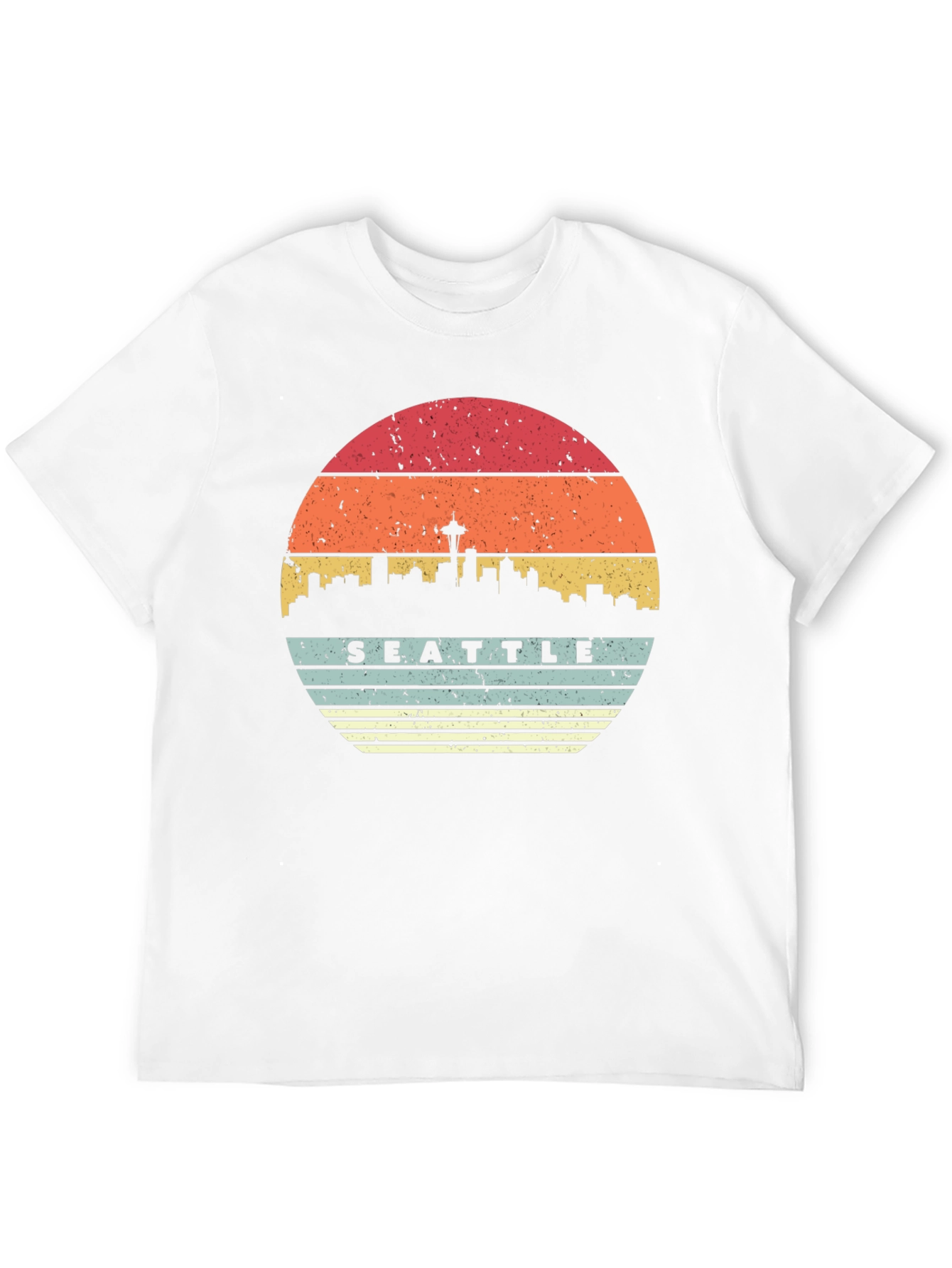 Seattle Skyline Sunset T-Shirt