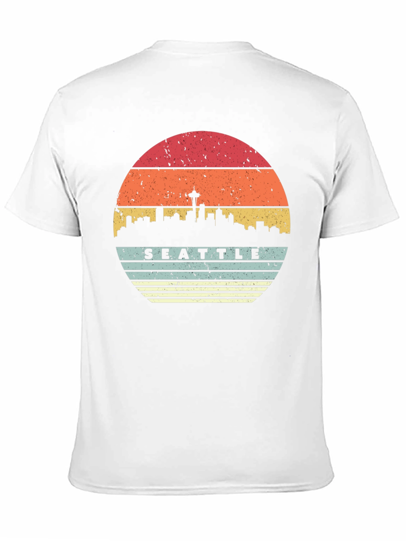 Seattle Skyline Sunset T-Shirt