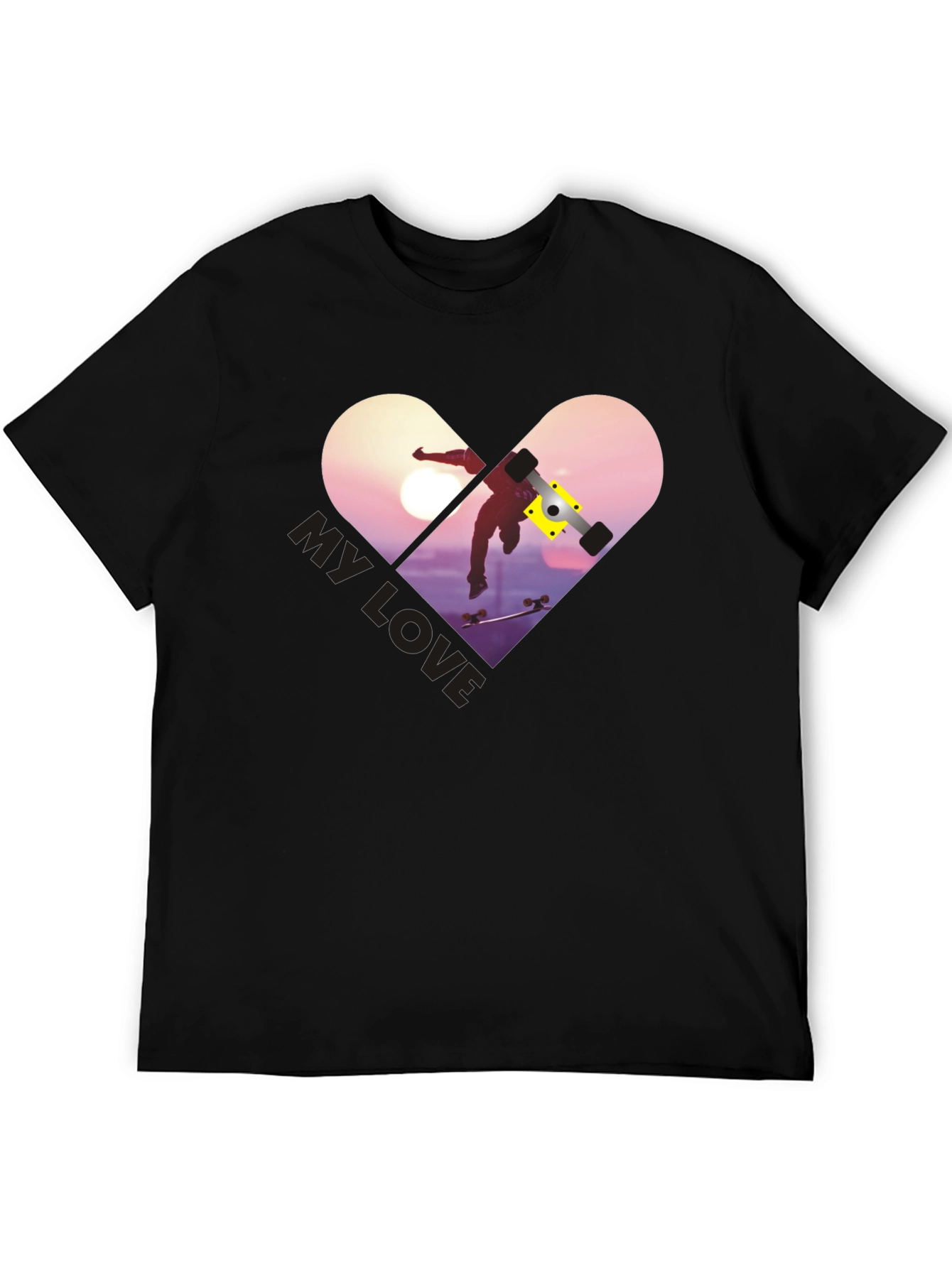 Skateboarding My Love T-Shirt - Stylish Graphic Tee