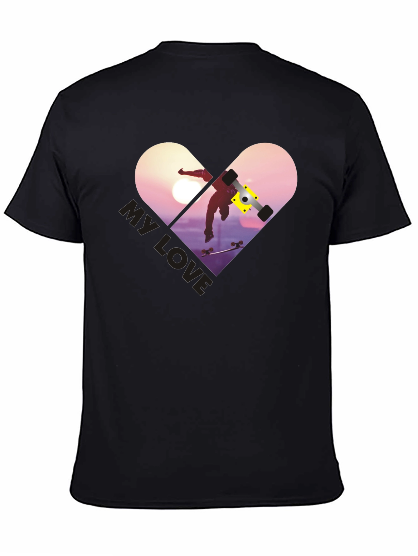 Skateboarding My Love T-Shirt - Stylish Graphic Tee