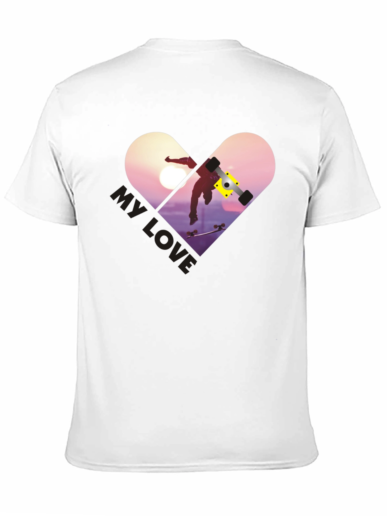 Skateboarding My Love T-Shirt - Stylish Graphic Tee