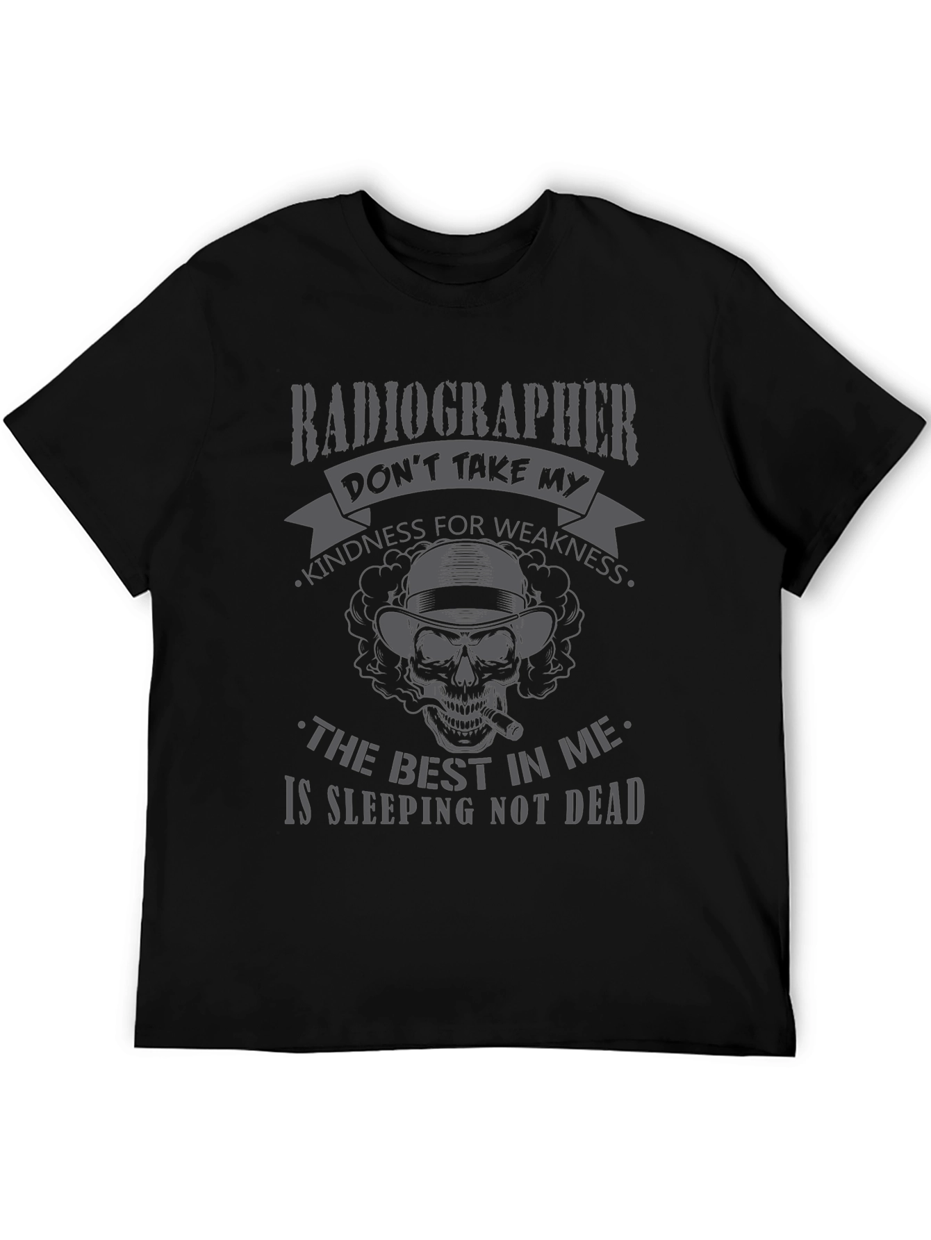 Radiographer Skeleton Graphic T-Shirt