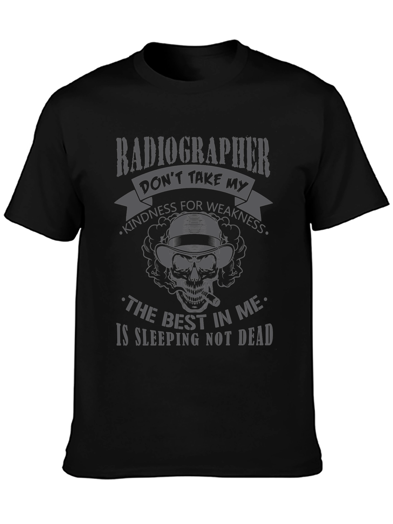 Radiographer Skeleton Graphic T-Shirt