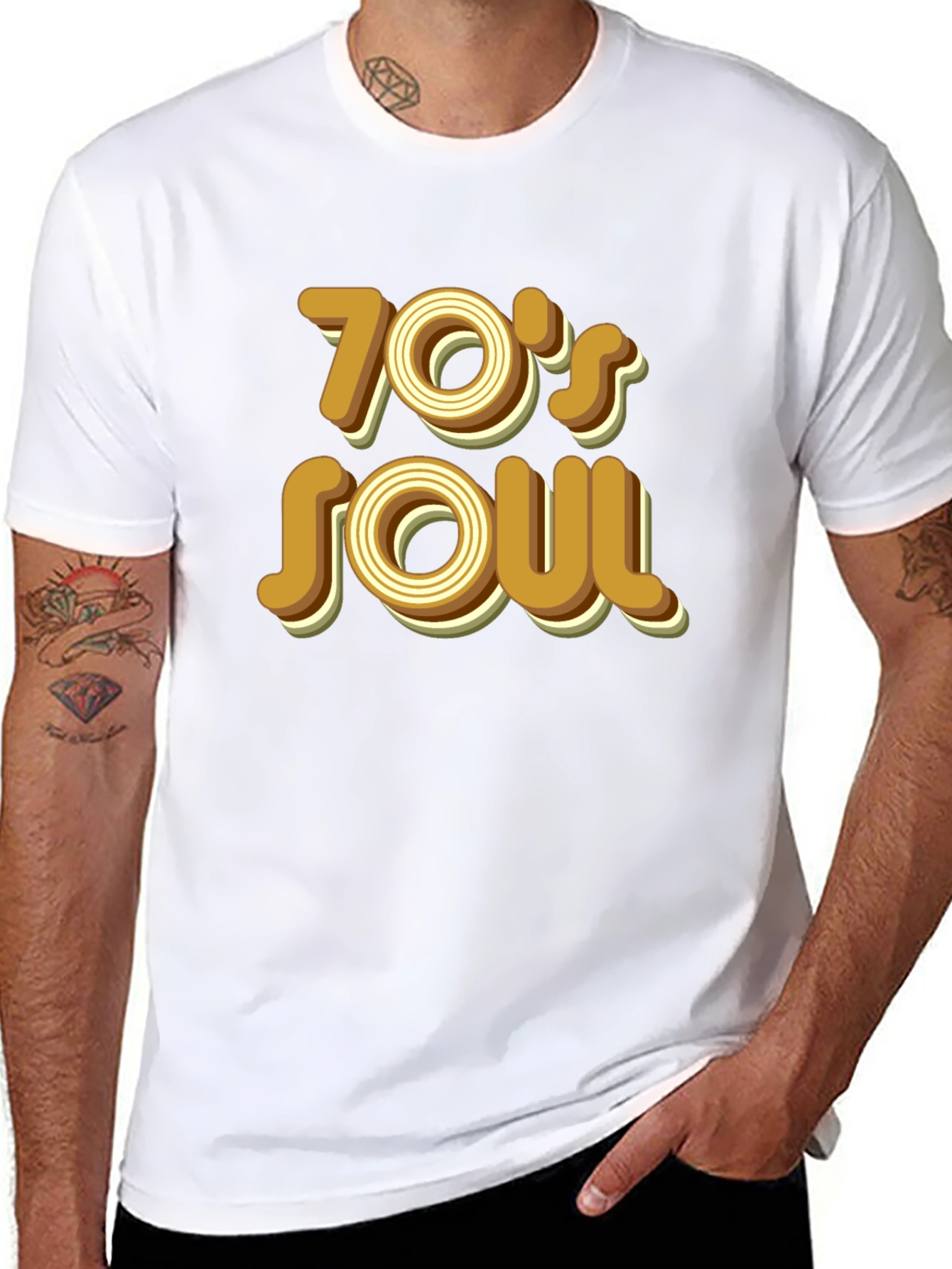 70s Soul Graphic Tee - Retro Style
