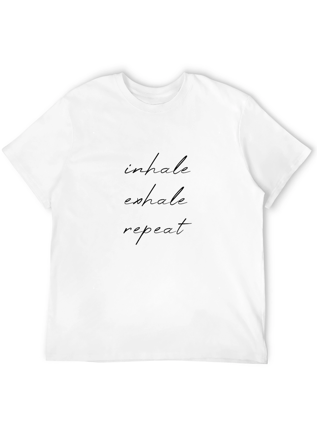 Inhale Exhale Repeat T-Shirt - Black