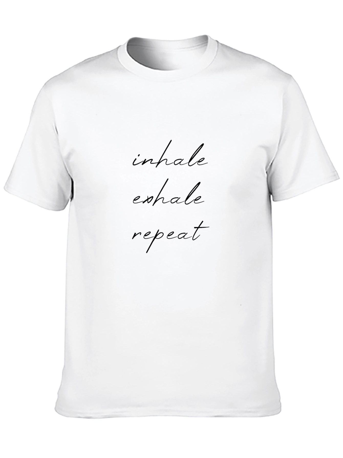 Inhale Exhale Repeat T-Shirt - Black