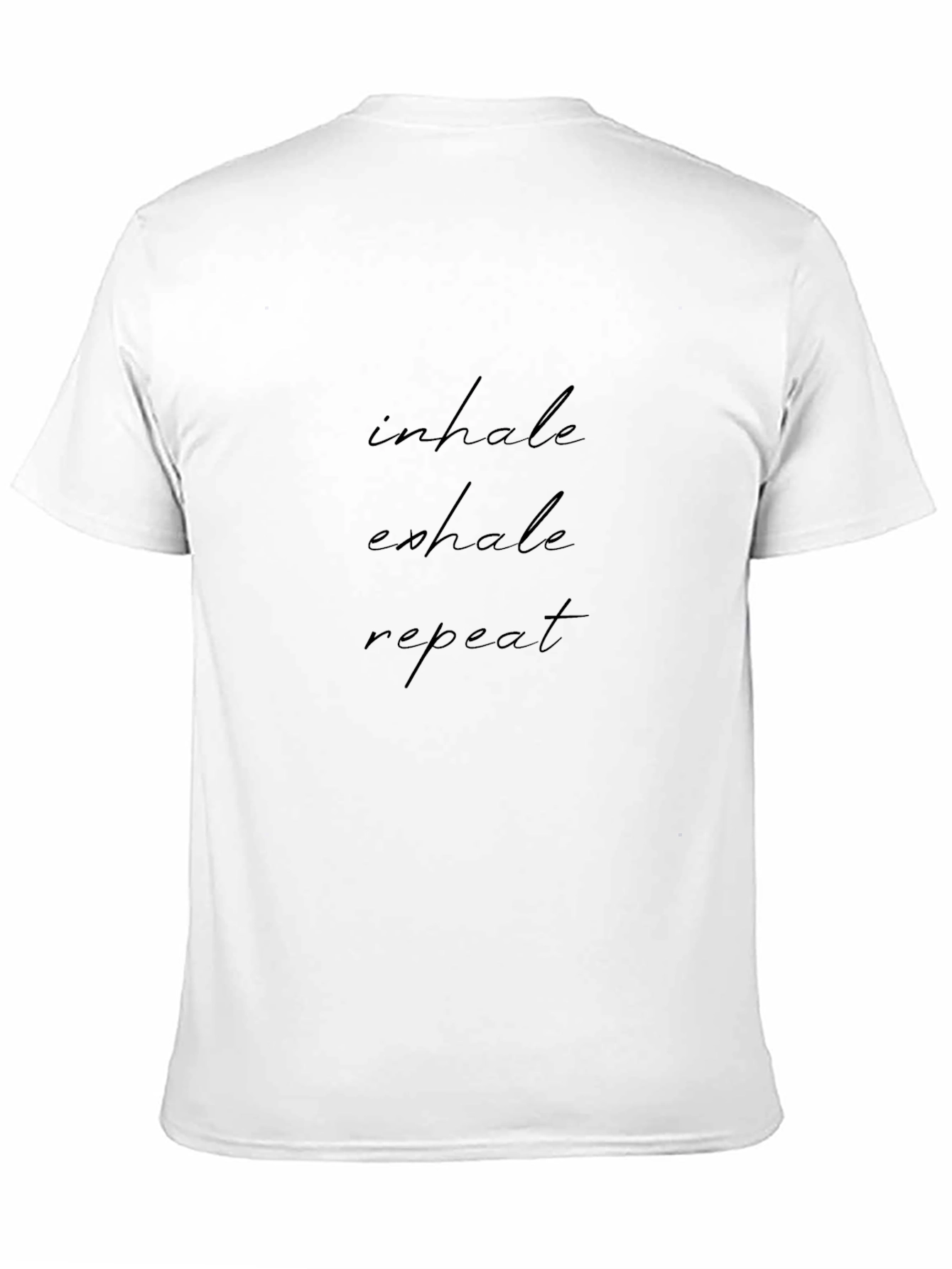 Inhale Exhale Repeat T-Shirt - Black
