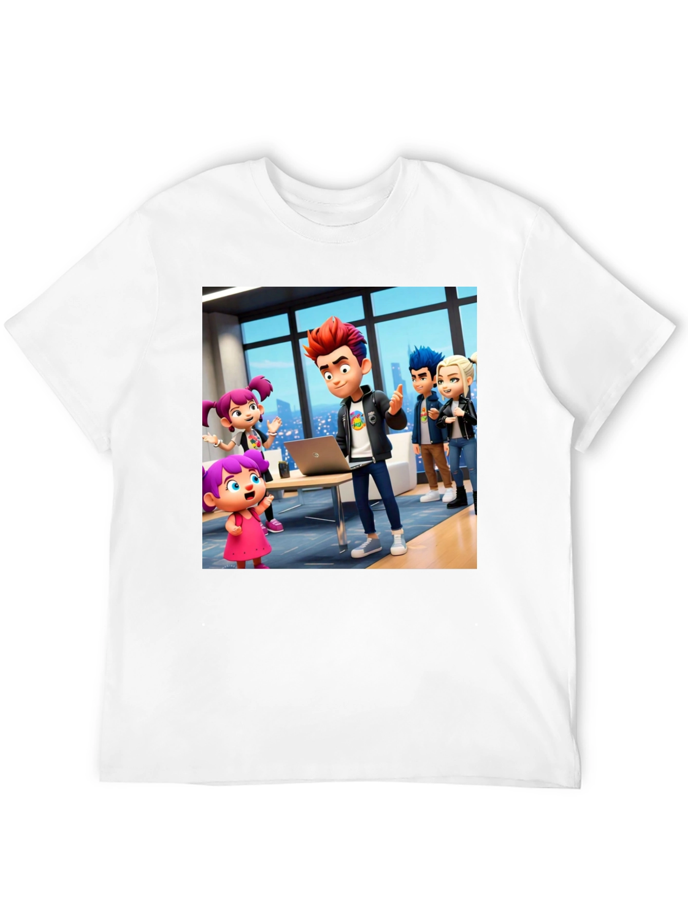 Cartoon Crew Black T-Shirt