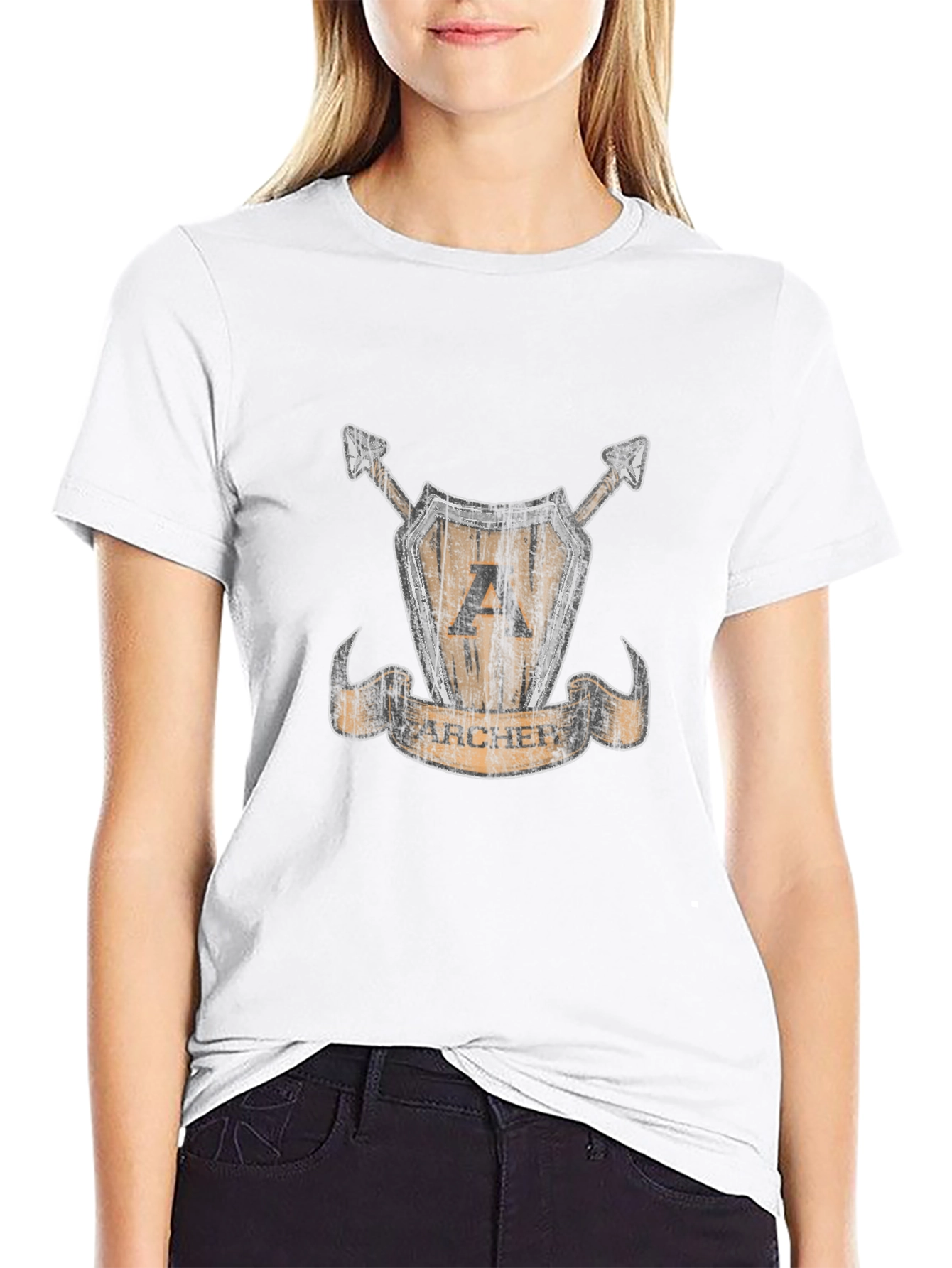 Archer Graphic Tee - Medieval Design