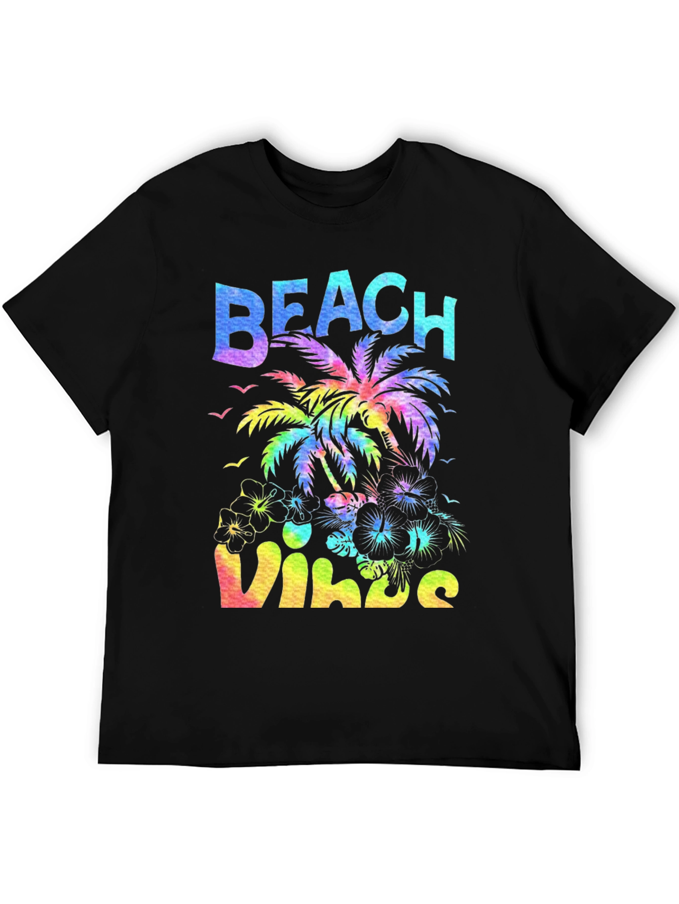 Beach Vibes T-Shirt - Tropical Graphic Tee