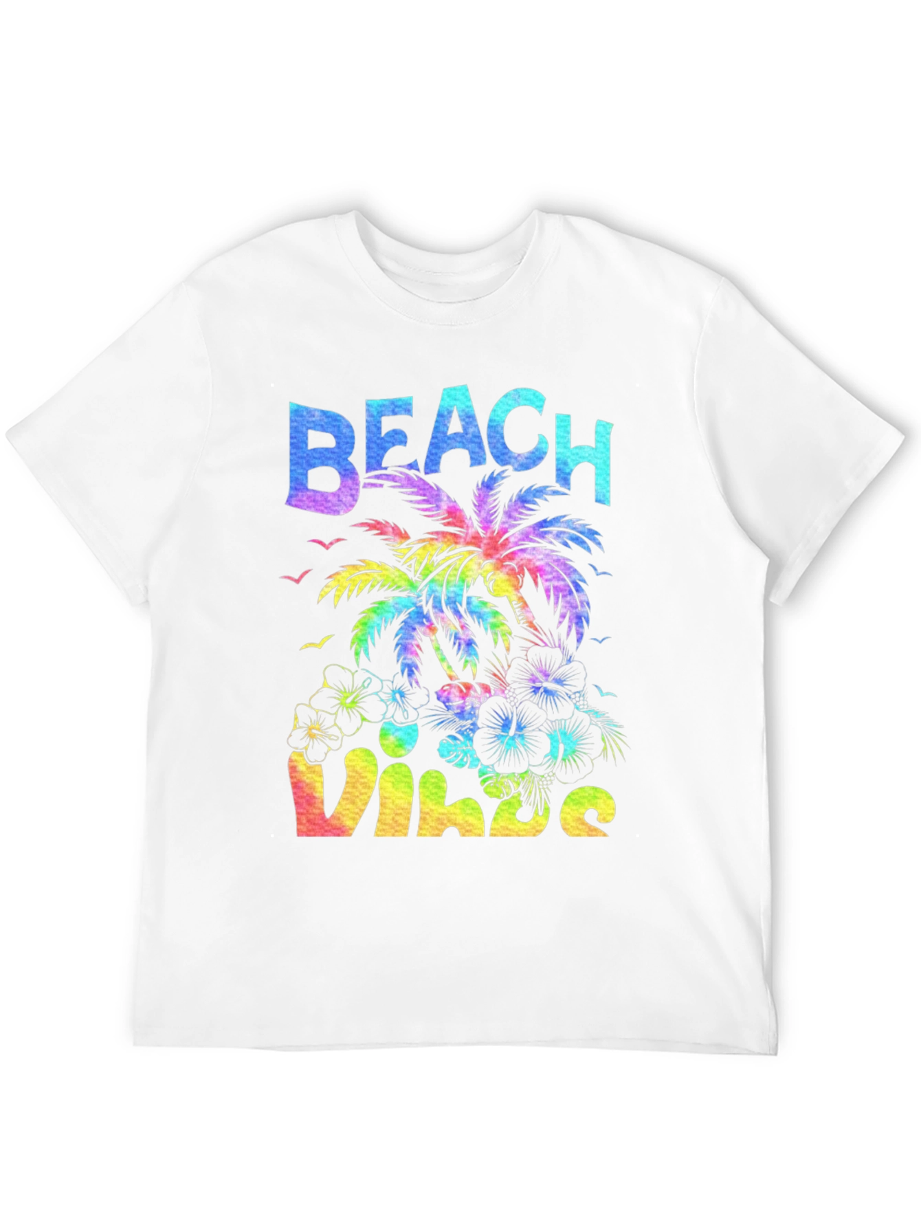 Beach Vibes T-Shirt - Tropical Graphic Tee