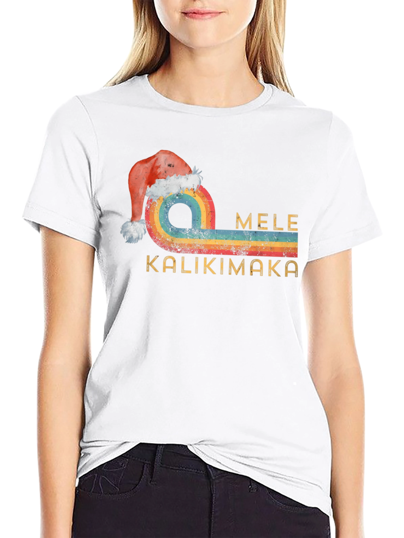 Mele Kalikimaka Hawaiian Christmas T-Shirt