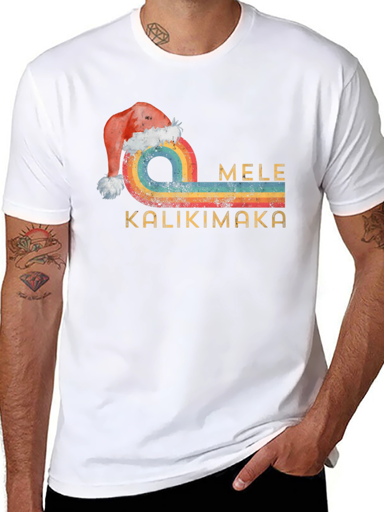 Mele Kalikimaka Hawaiian Christmas T-Shirt